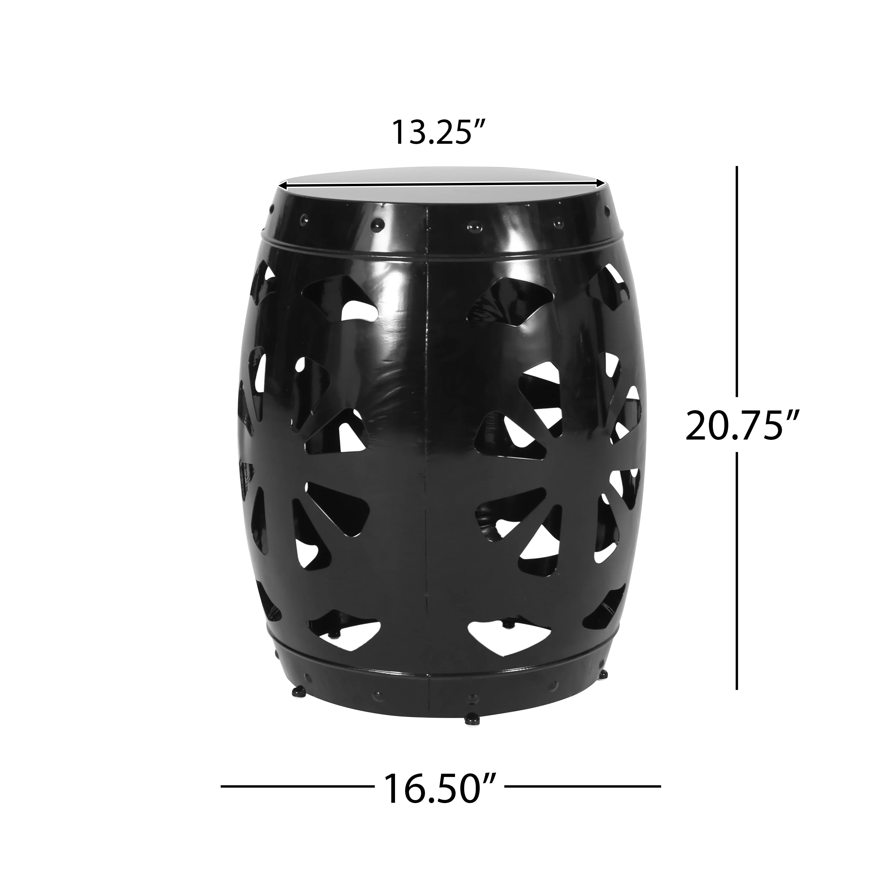 Carey Outdoor Metal Side Table - furnishings