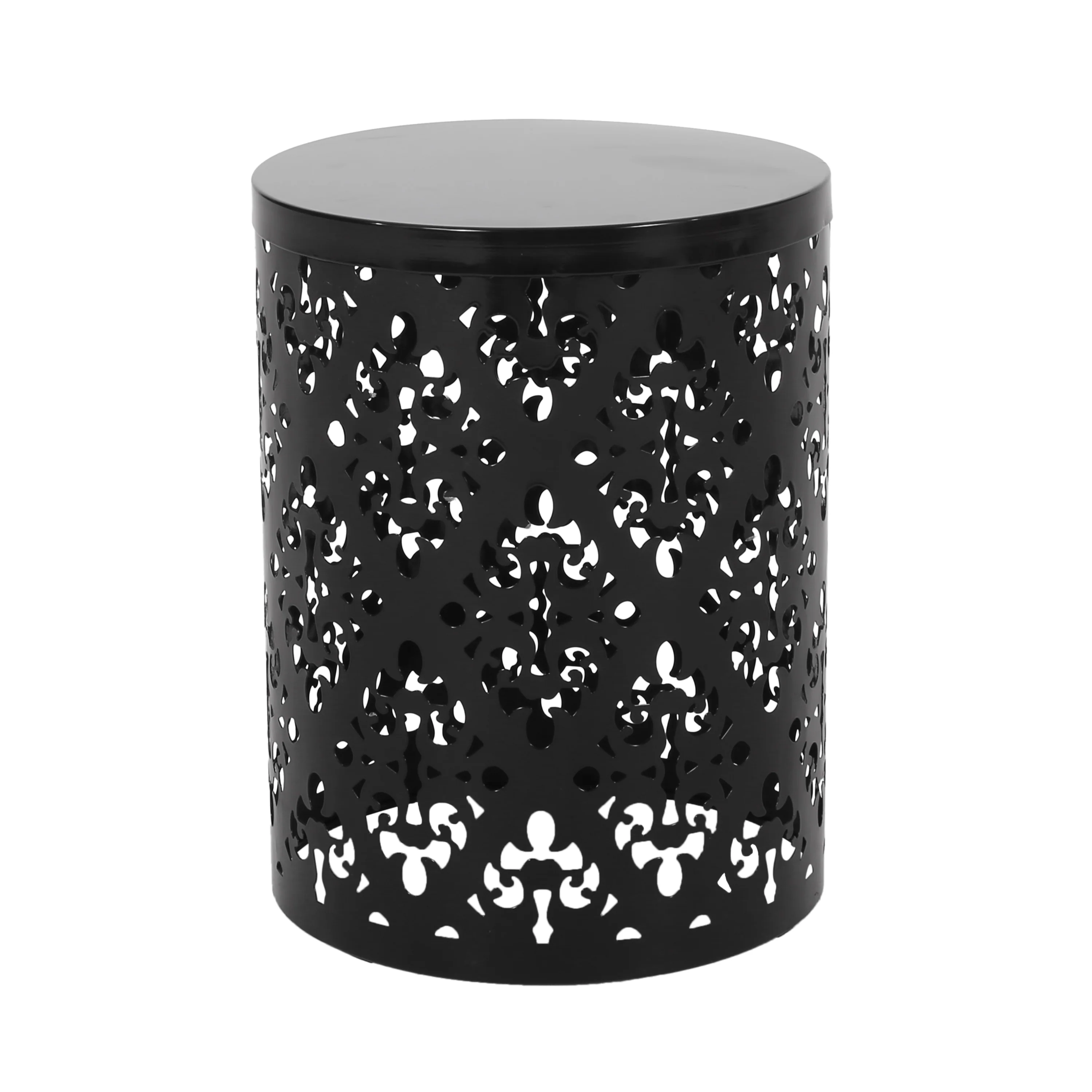 Verdugo Outdoor Metal Side Tables, Set of 2 - furnishings