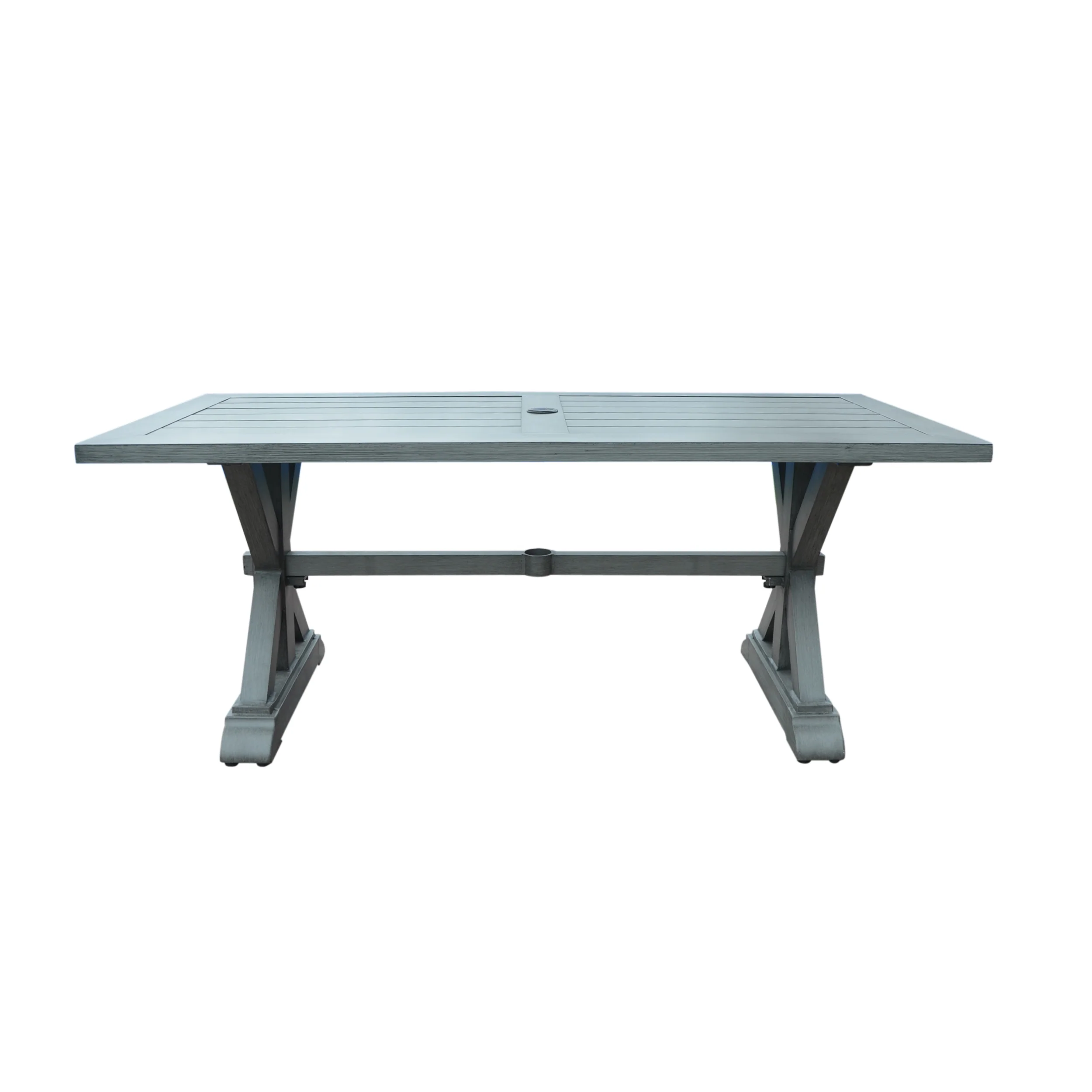 William Modern Outdoor Aluminum Dining Table - furnishings