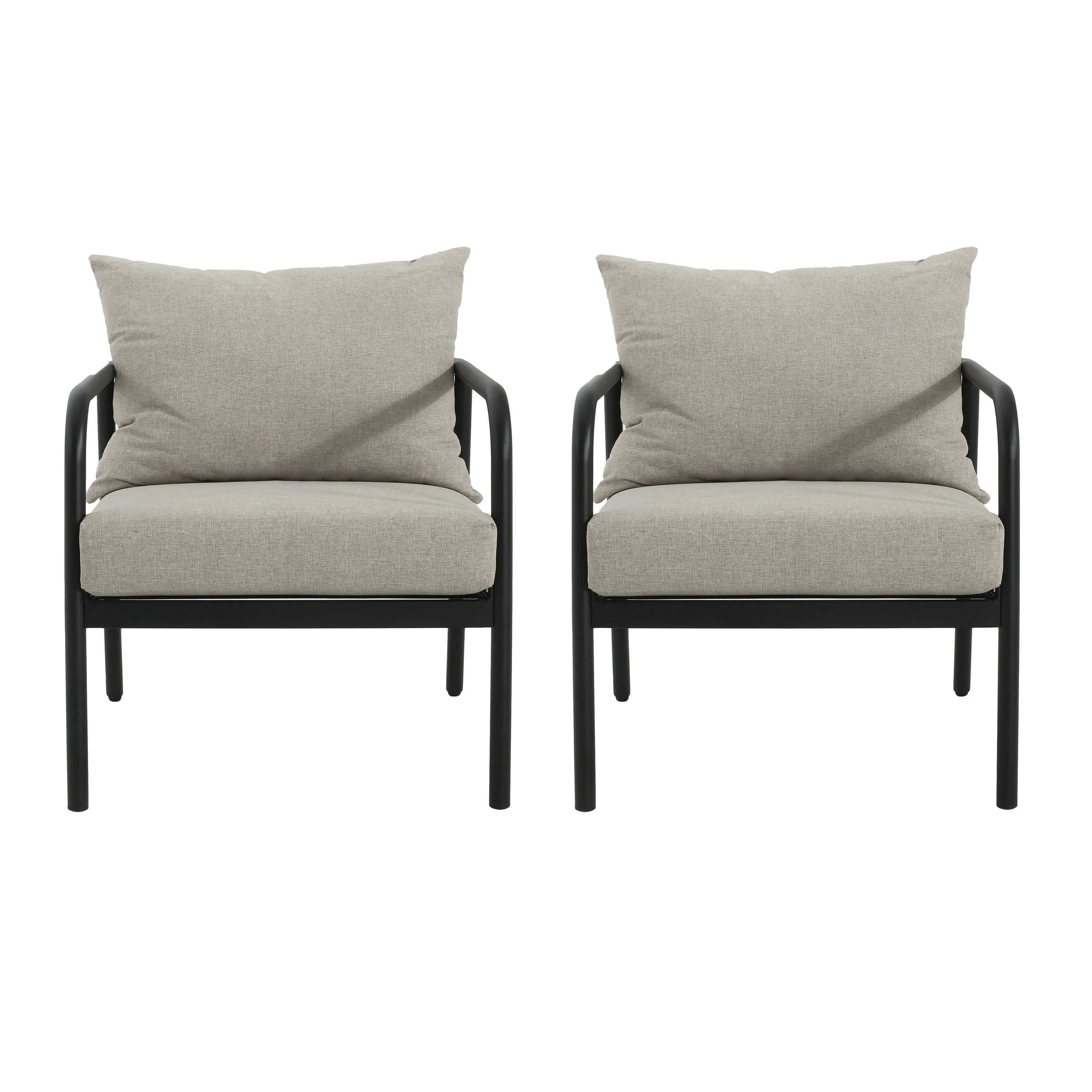 Kenia Outdoor Club Chairs with Cushions - furnishings