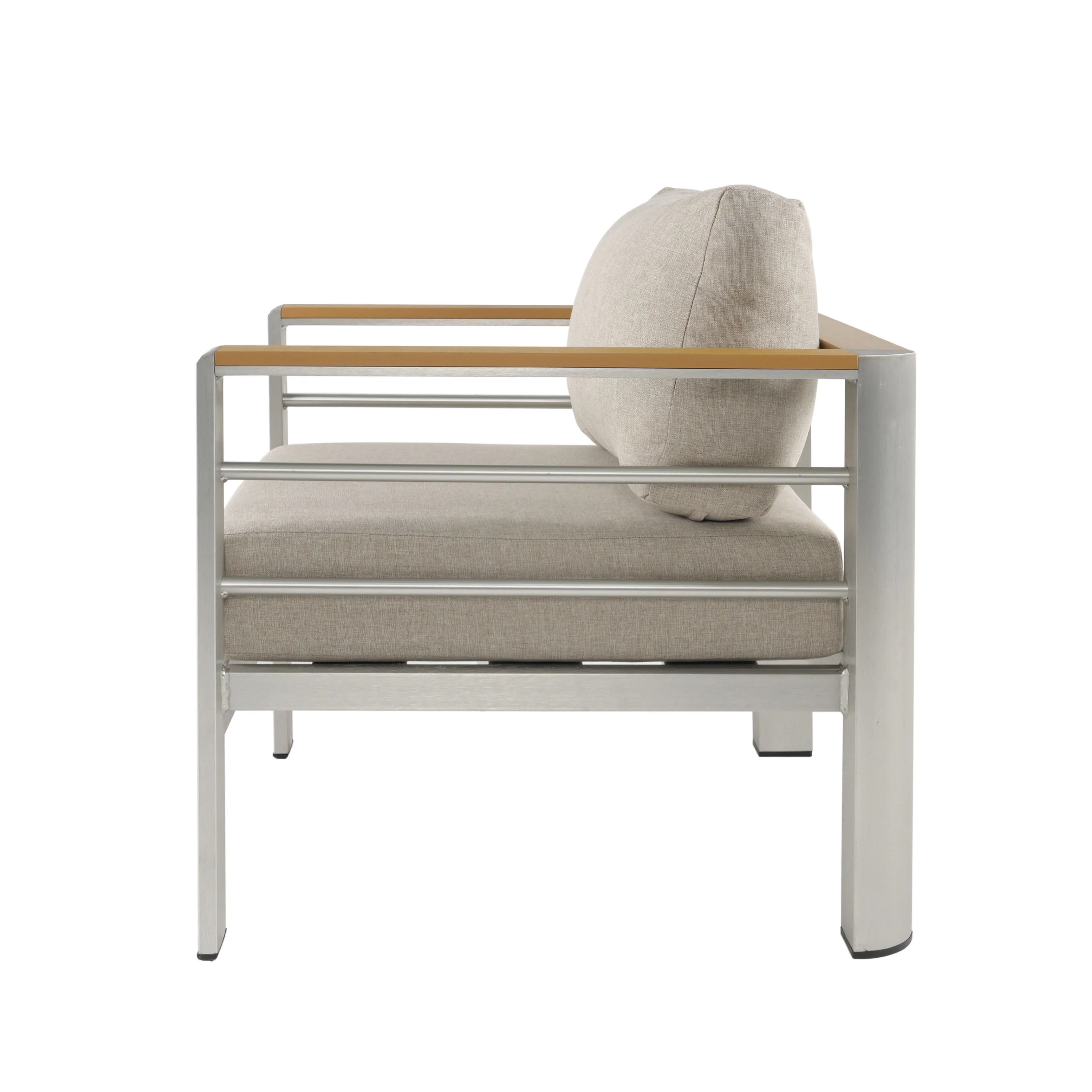 Elioo Outdoor Chat Set with 2x Club Chair Loveseat & coffe table - furnishings