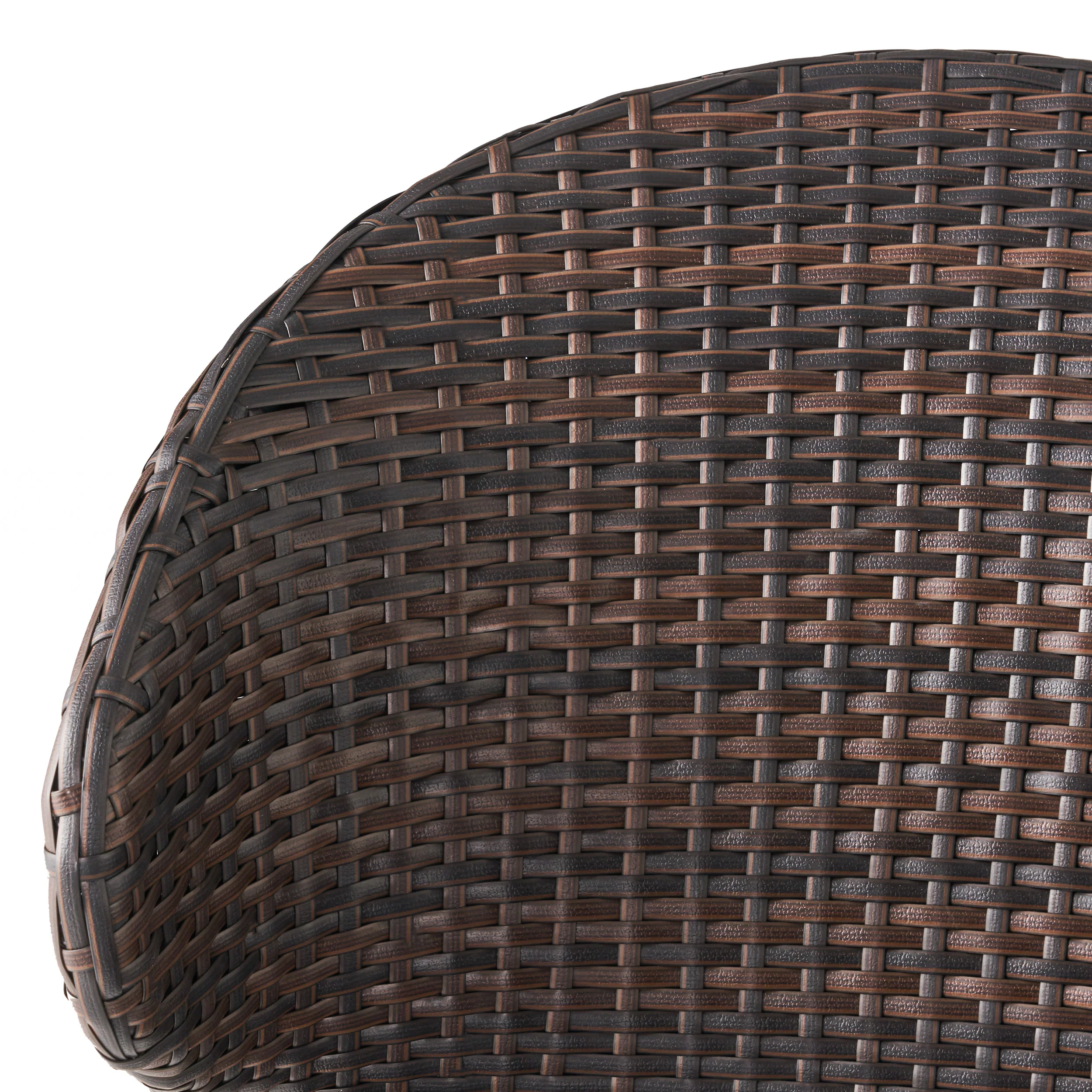 Bennett Multi-brown Wicker Counter Stool (Set of 4) - furnishings