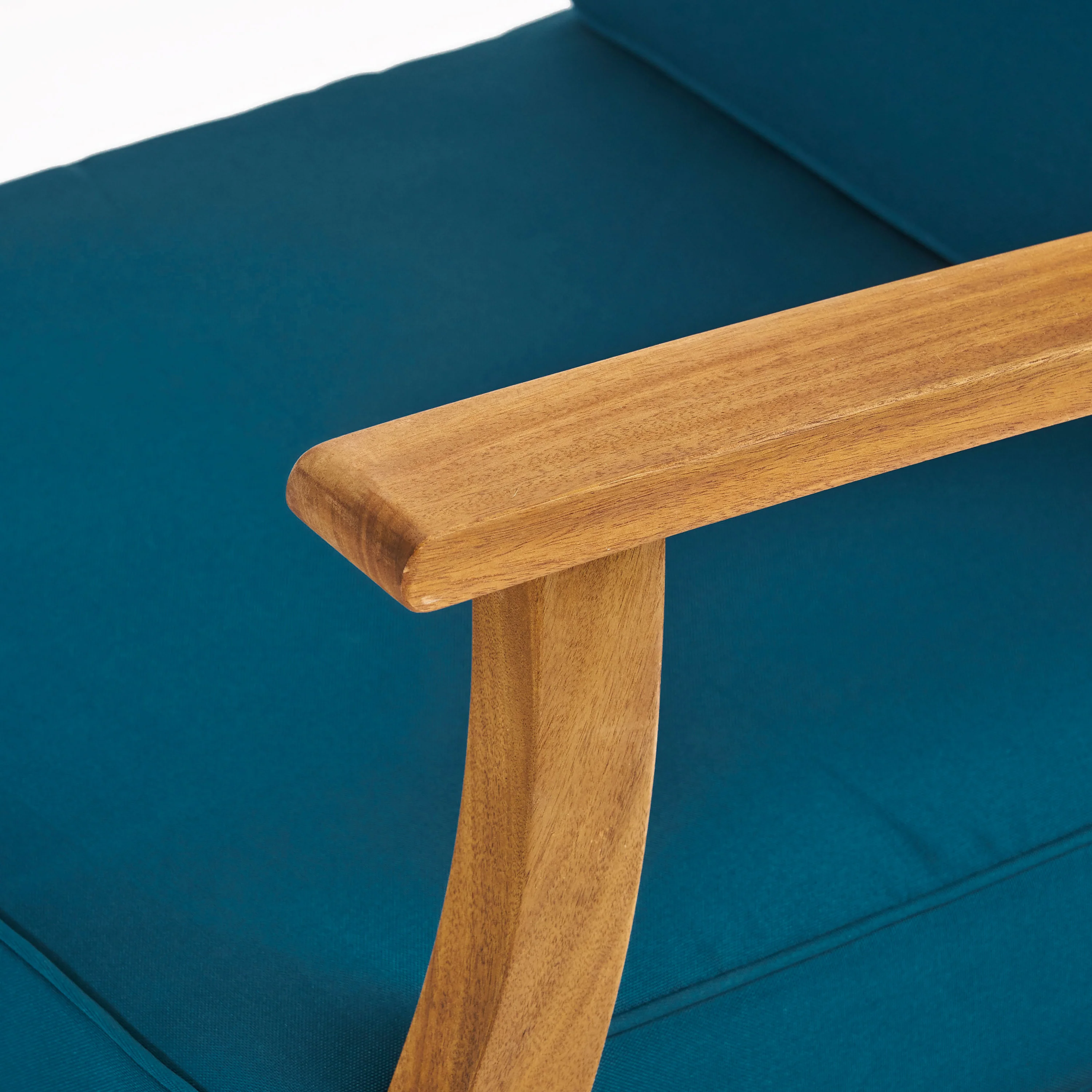 Abena Outdoor Acacia Wood Club Chair - furnishings
