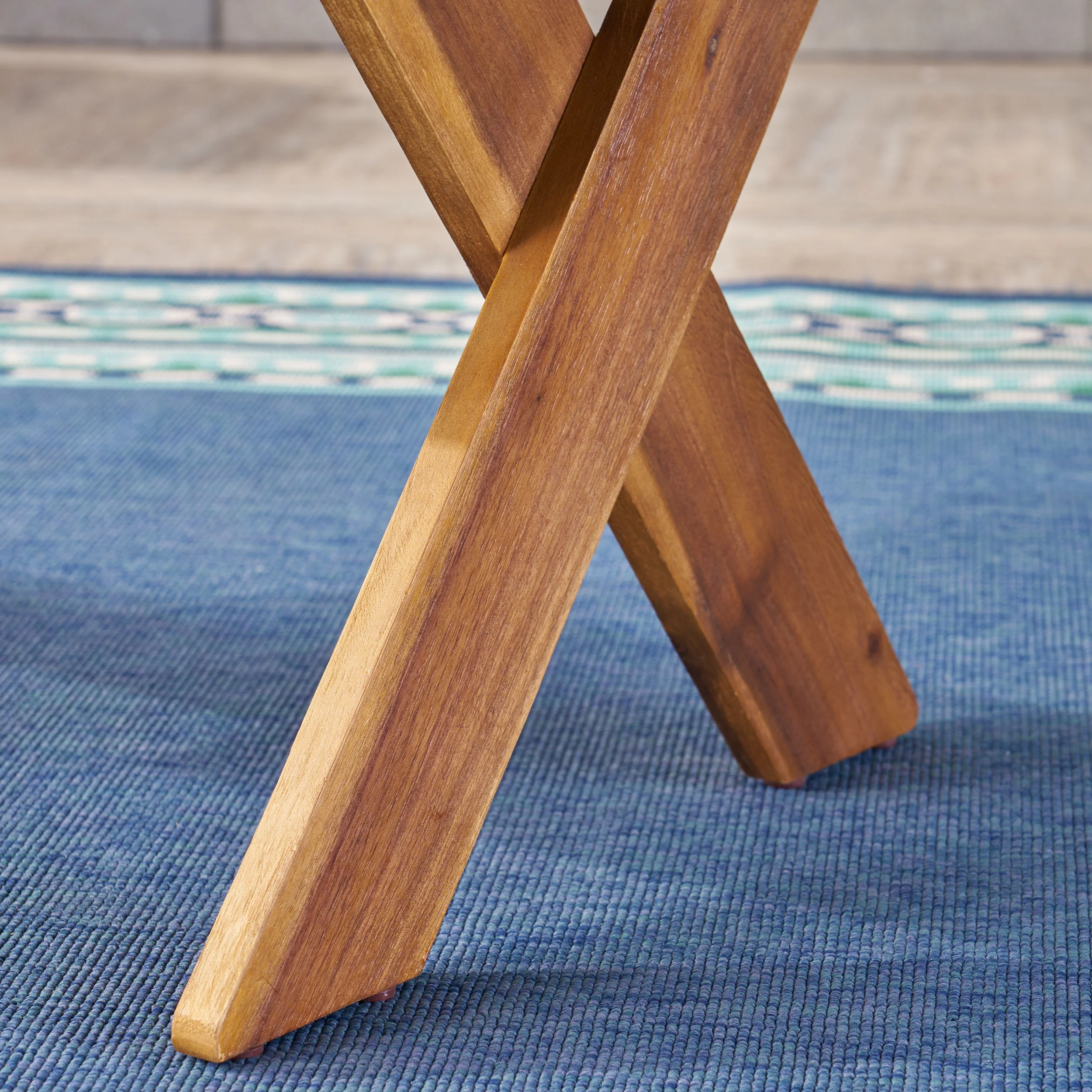 Irene Outdoor Acacia Wood Coffee Table - furnishings