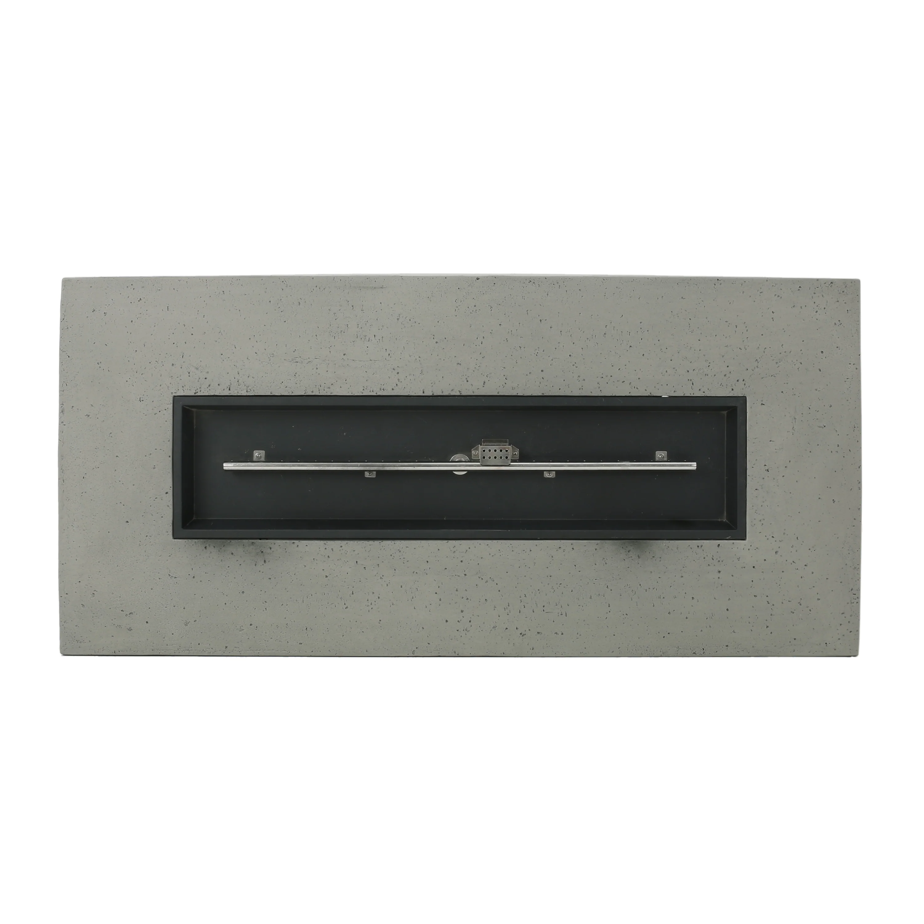 Booth Outdoor 4-Seater Aluminum Chat Set with Fire Pit and Tank Holder - furnishings