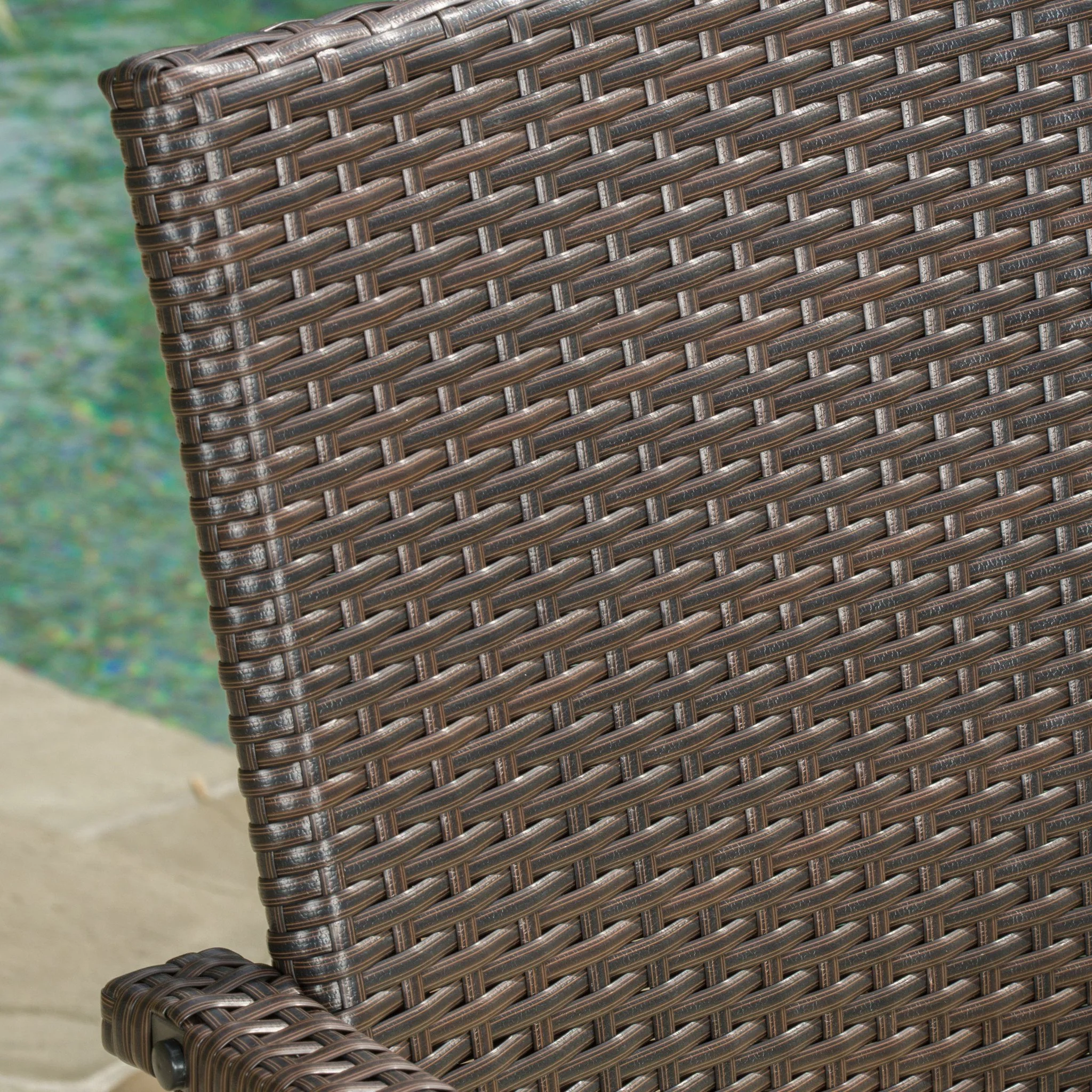 Finnish Outdoor Wicker Bistro Set - furnishings