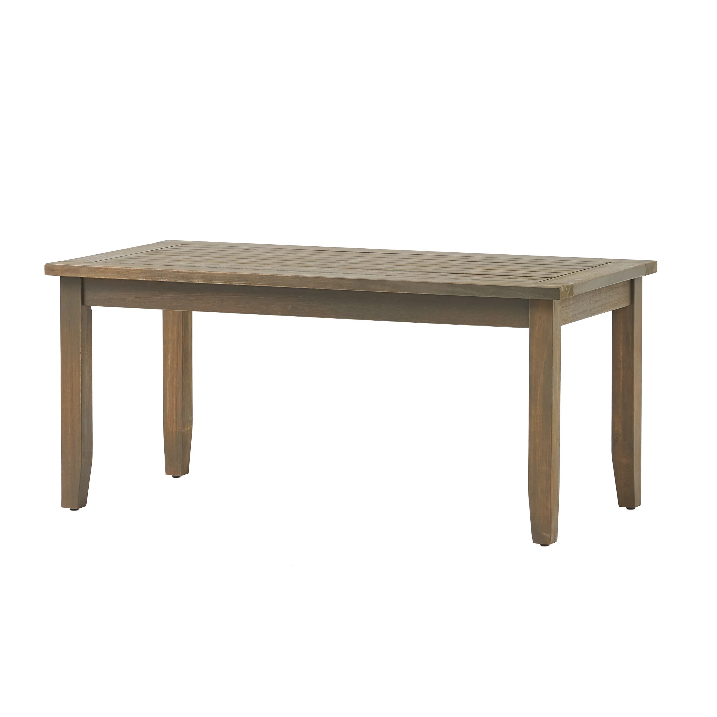 Preston Outdoor Acacia Wood Loveseat and Coffee Table - furnishings