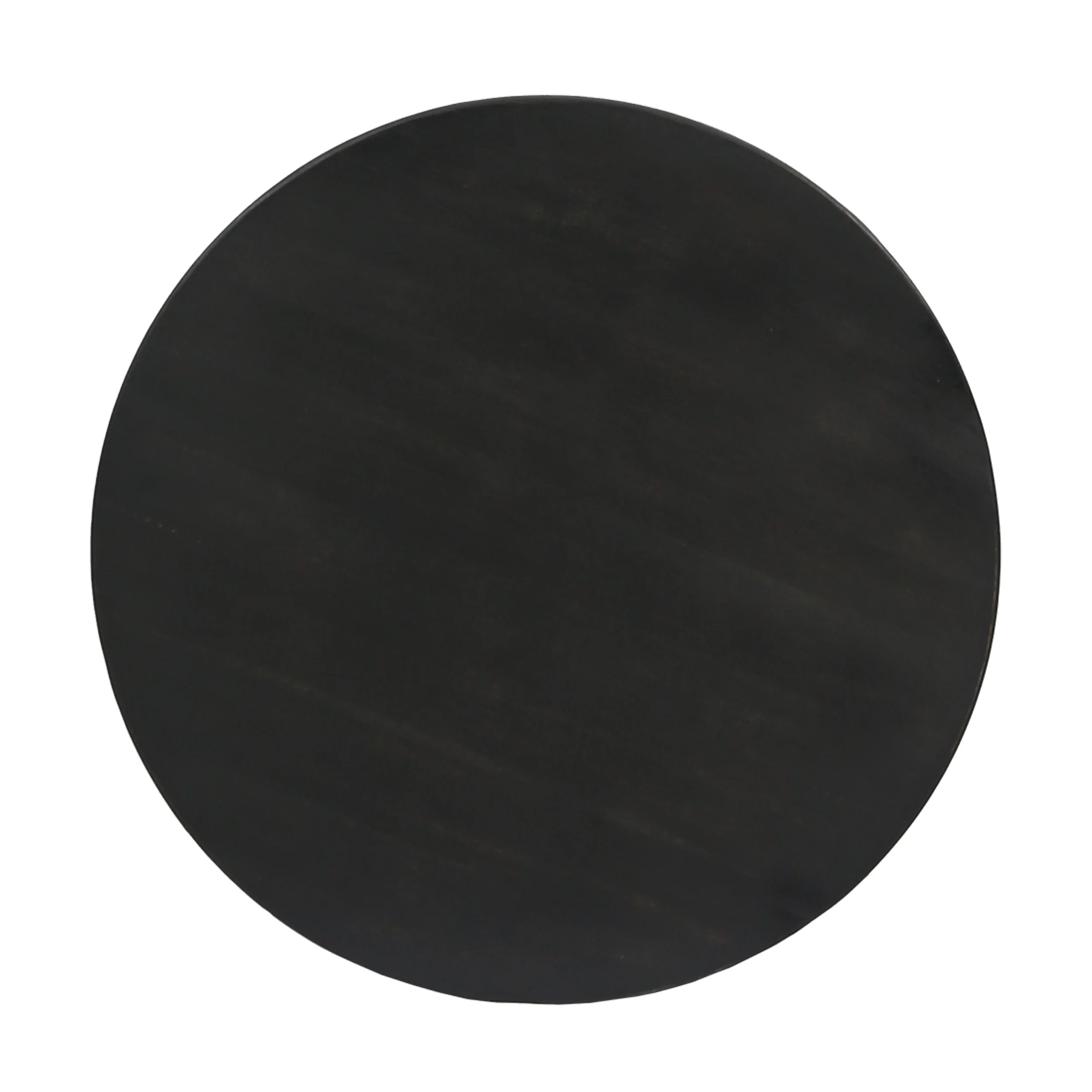 Gino Outdoor Farmhouse Acacia Wood Side Table, Dark Gray Finish - furnishings