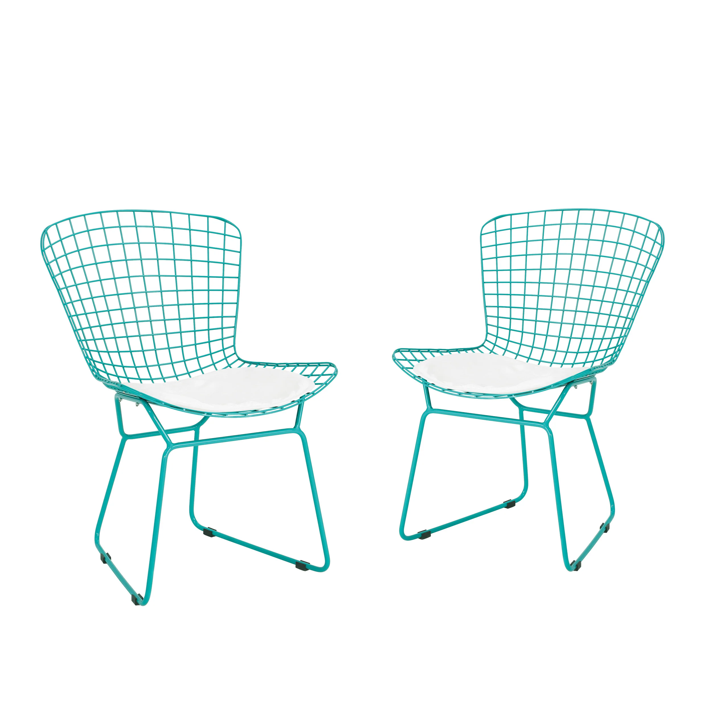 Fonda Outdoor Iron Chairs (Set of 2) - furnishings