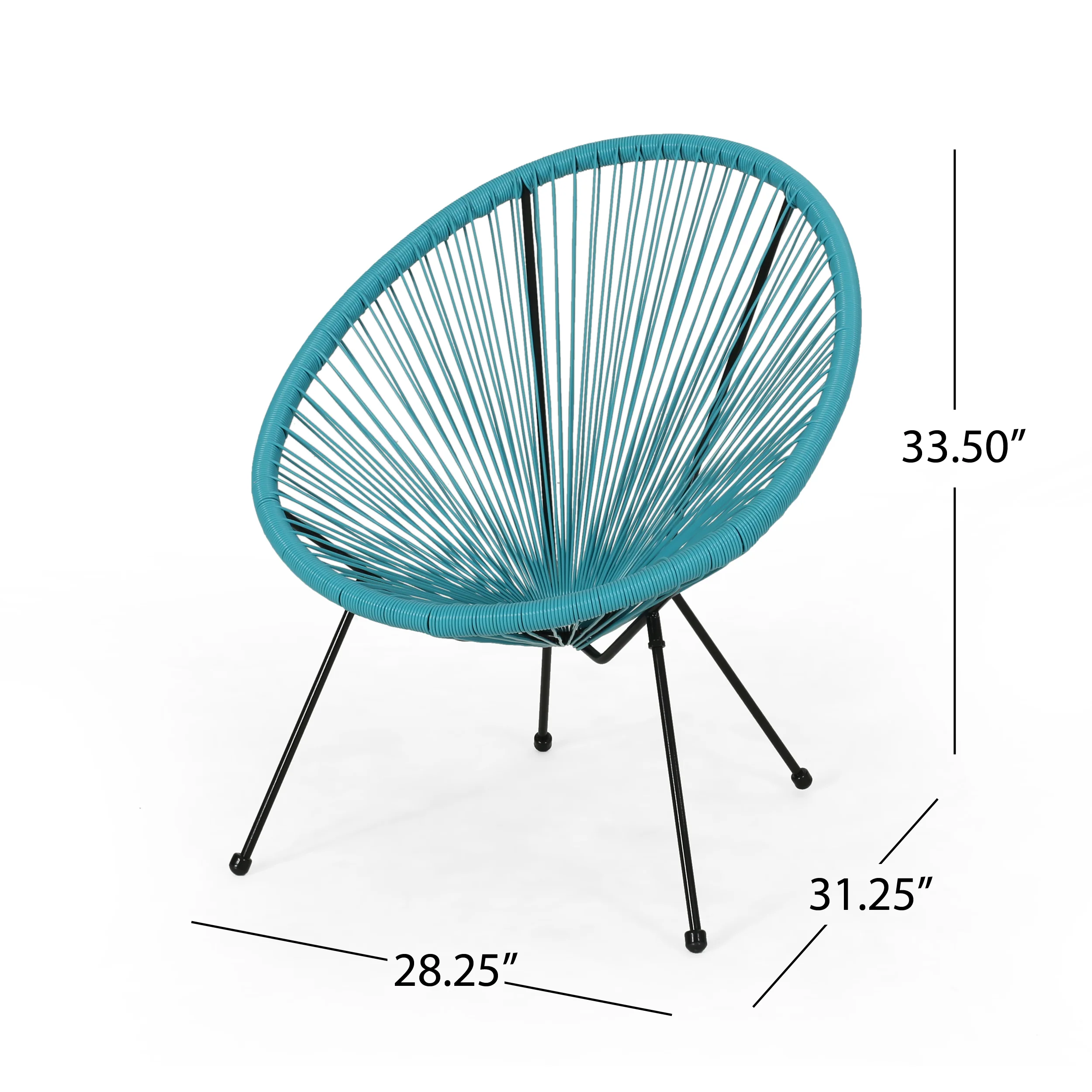 Nusa Outdoor Acapulco Woven Accent Chair - furnishings