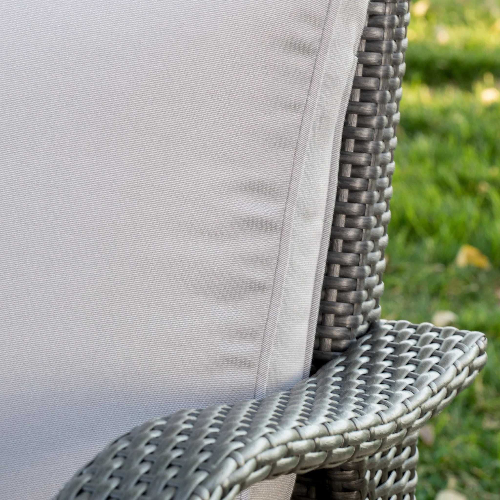 Bleecker Outdoor Wicker Club Chair with Cushion, Set of 2 - furnishings
