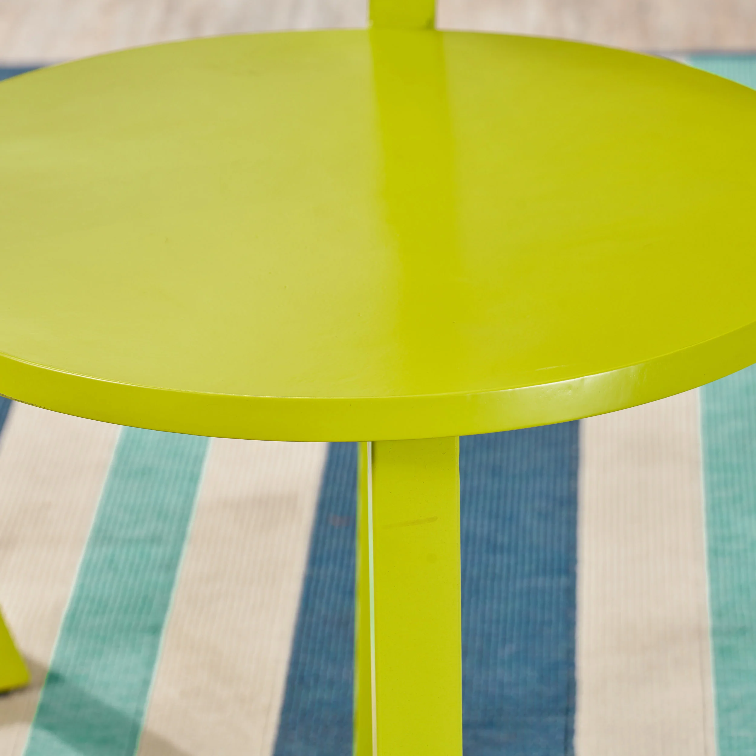Kate Outdoor Iron Bistro Set - furnishings
