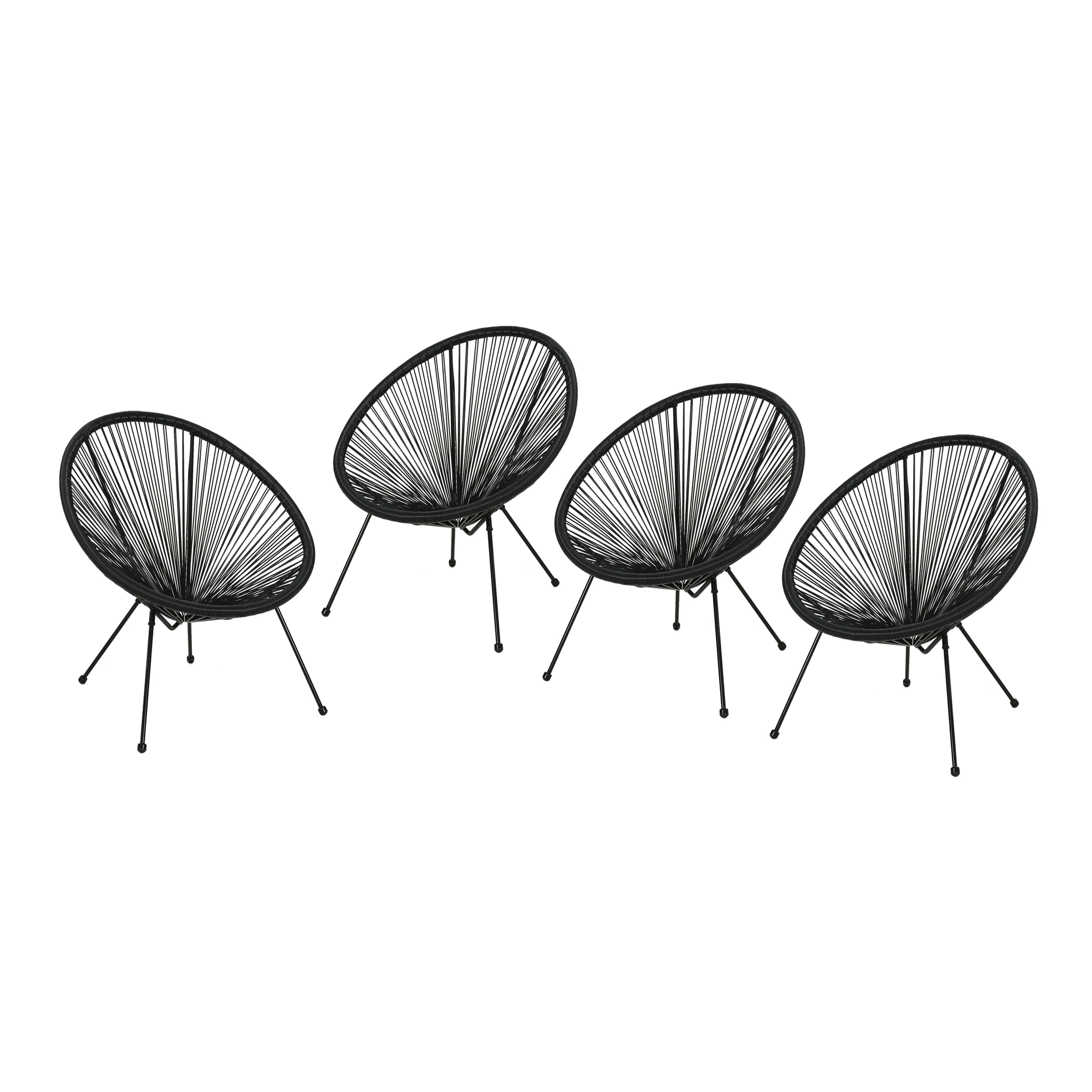 Major Outdoor Mexican String Weave Chair (Set of 4) - furnishings