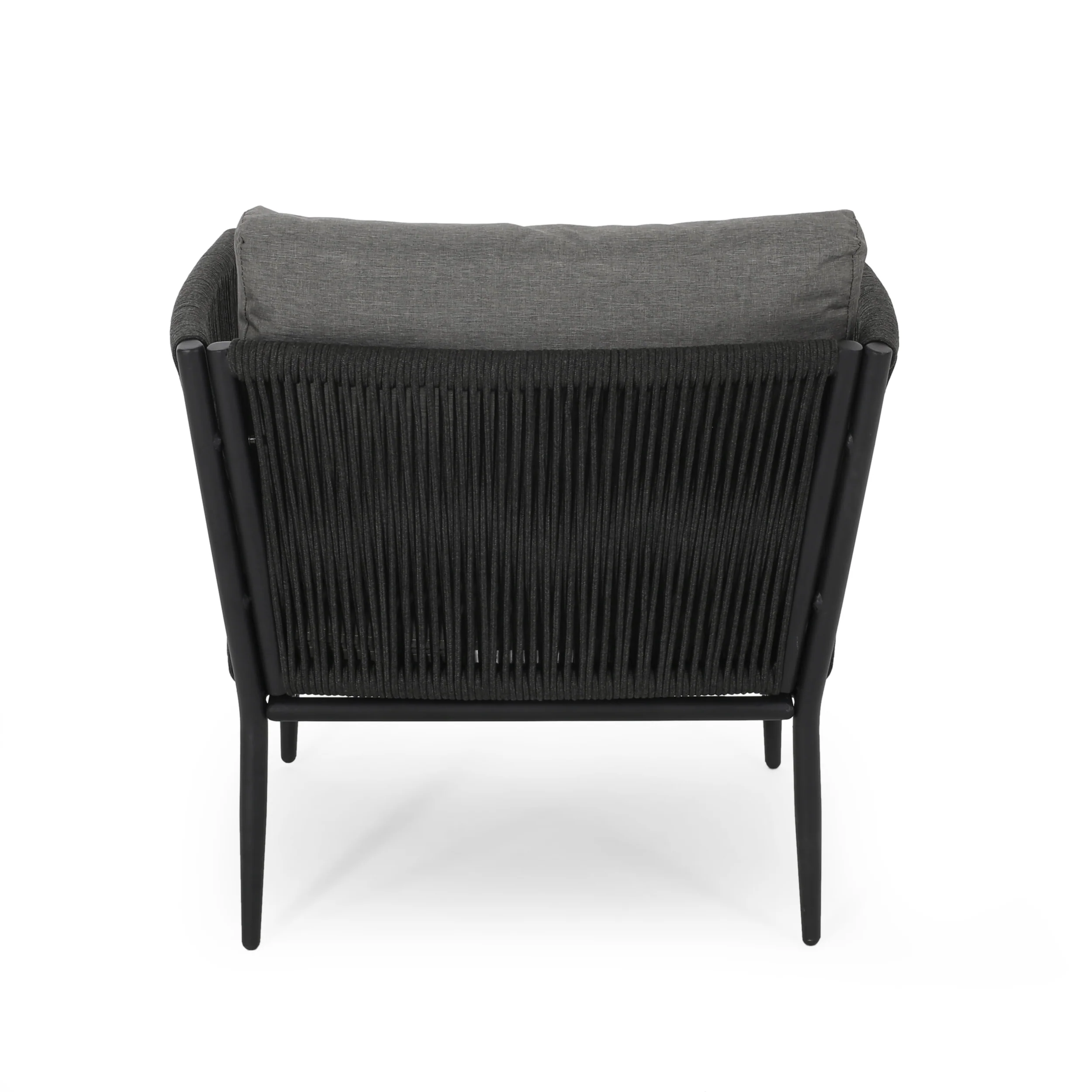 Sefora Outdoor Rope Club Chair with Cushions (Set of 2) - furnishings