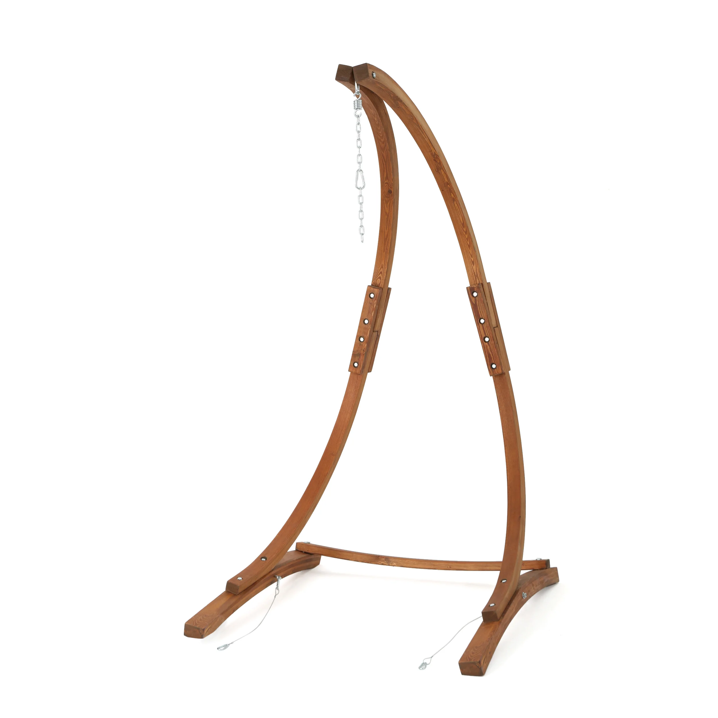 Gina Outdoor Wood Hammock Chair Stand - furnishings