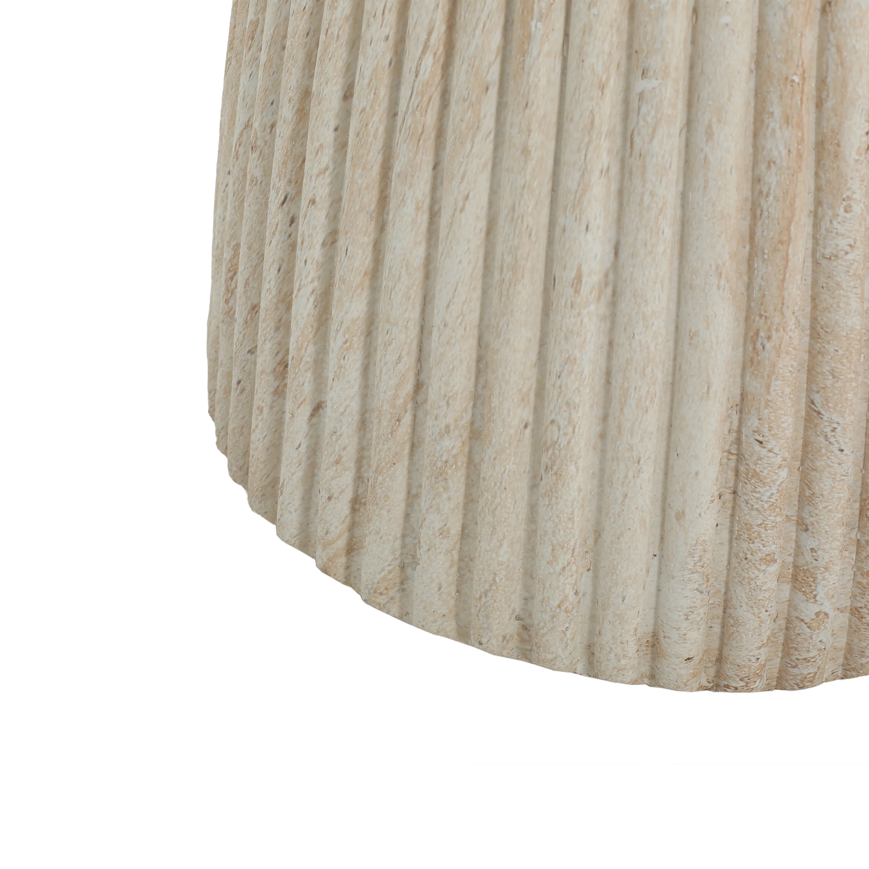 Isoldee Travertine Concrete Side Table - furnishings