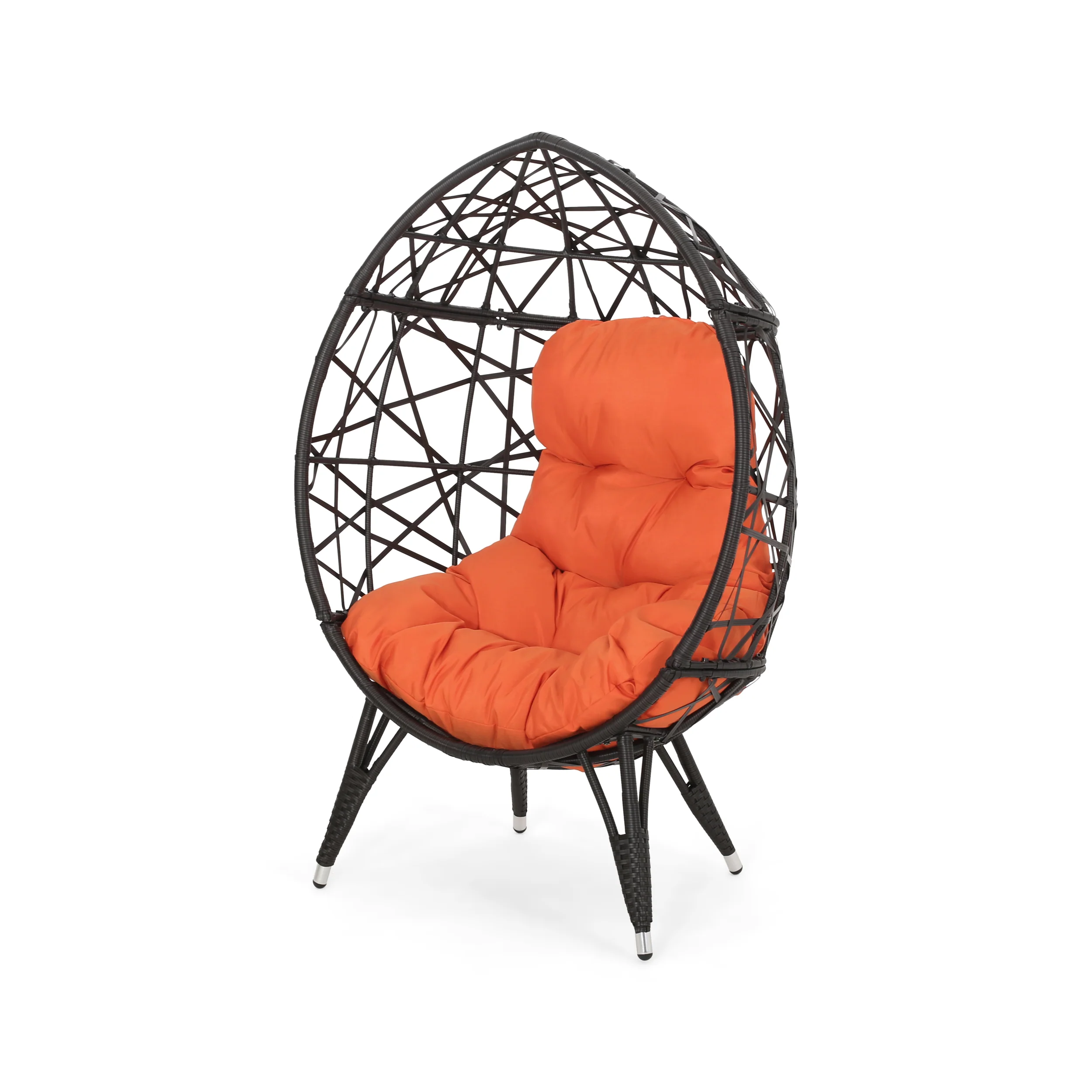 Bodee Outdoor Freestanding Wicker Teardrop / Egg Chair - furnishings