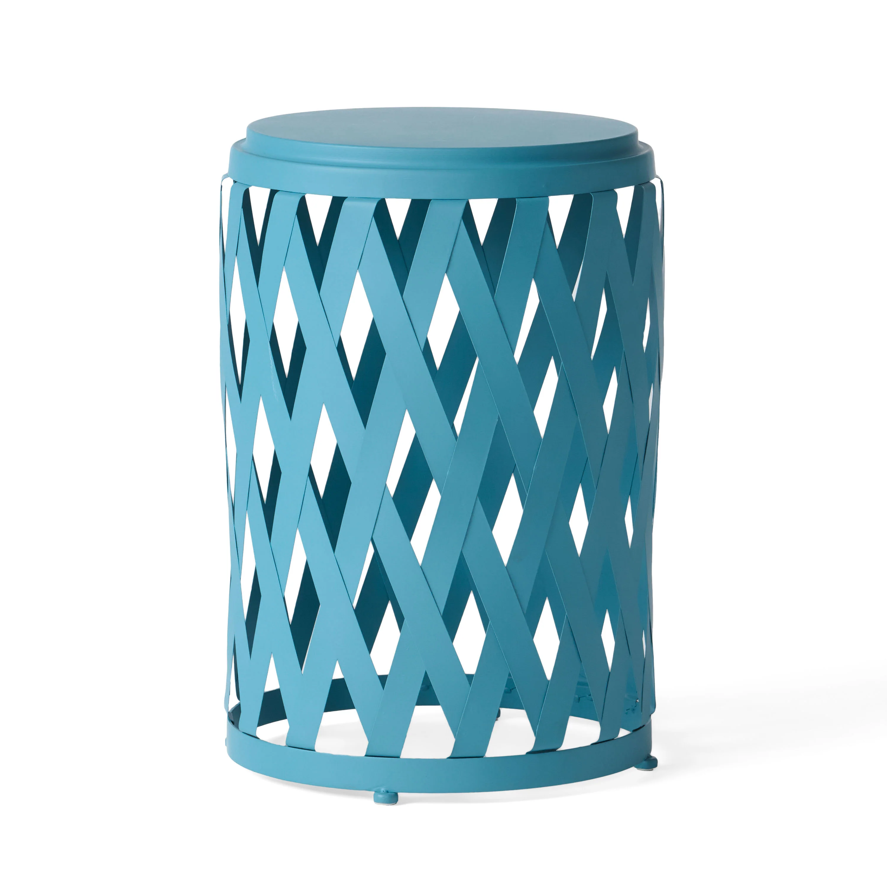 Ellen Nestable Outdoor Small and Large Iron Side Table Set (Set of 2) - furnishings