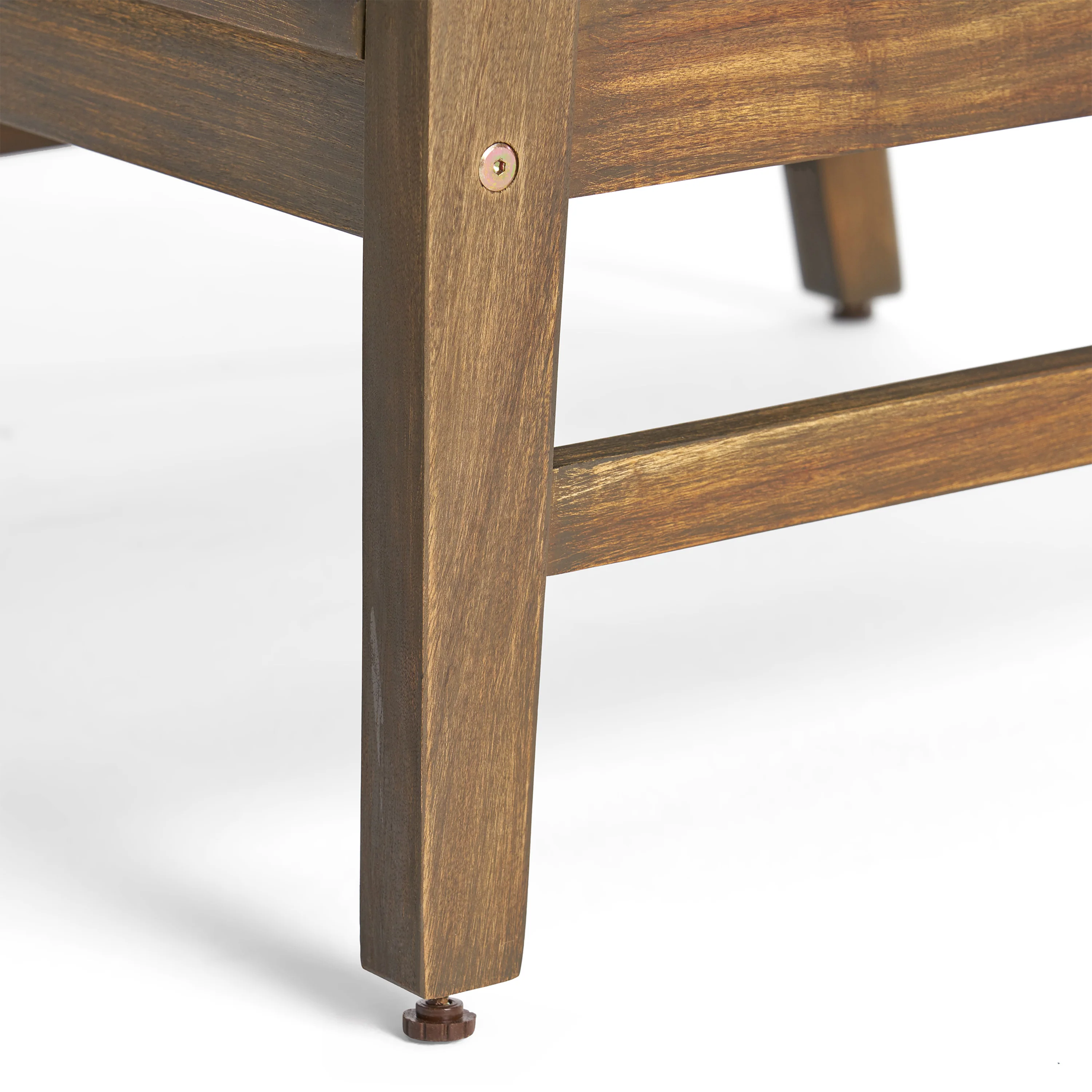 Abena Outdoor Acacia Wood Club Chair - furnishings