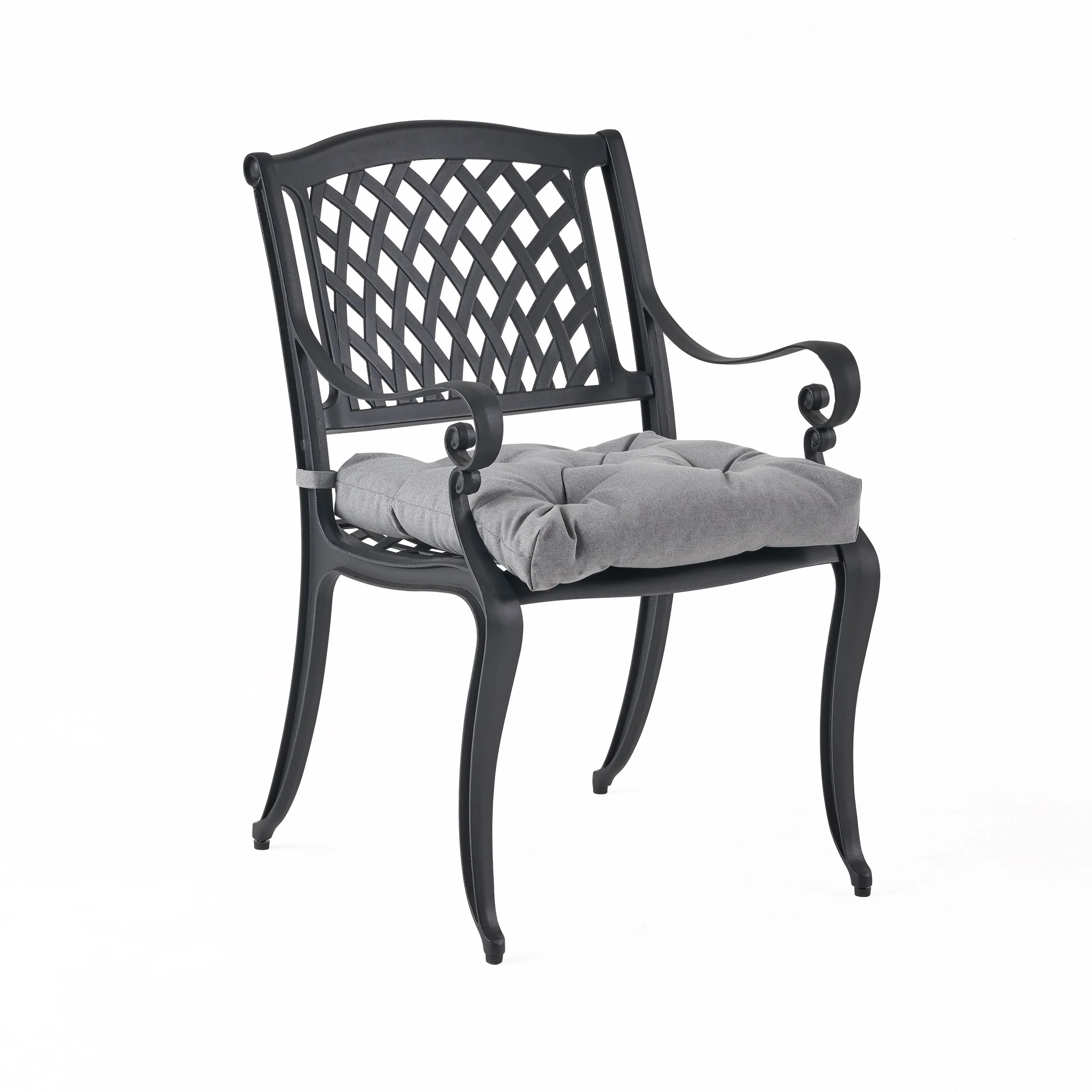 Allee Outdoor Dining Chair with Cushion (Set of 2) - furnishings
