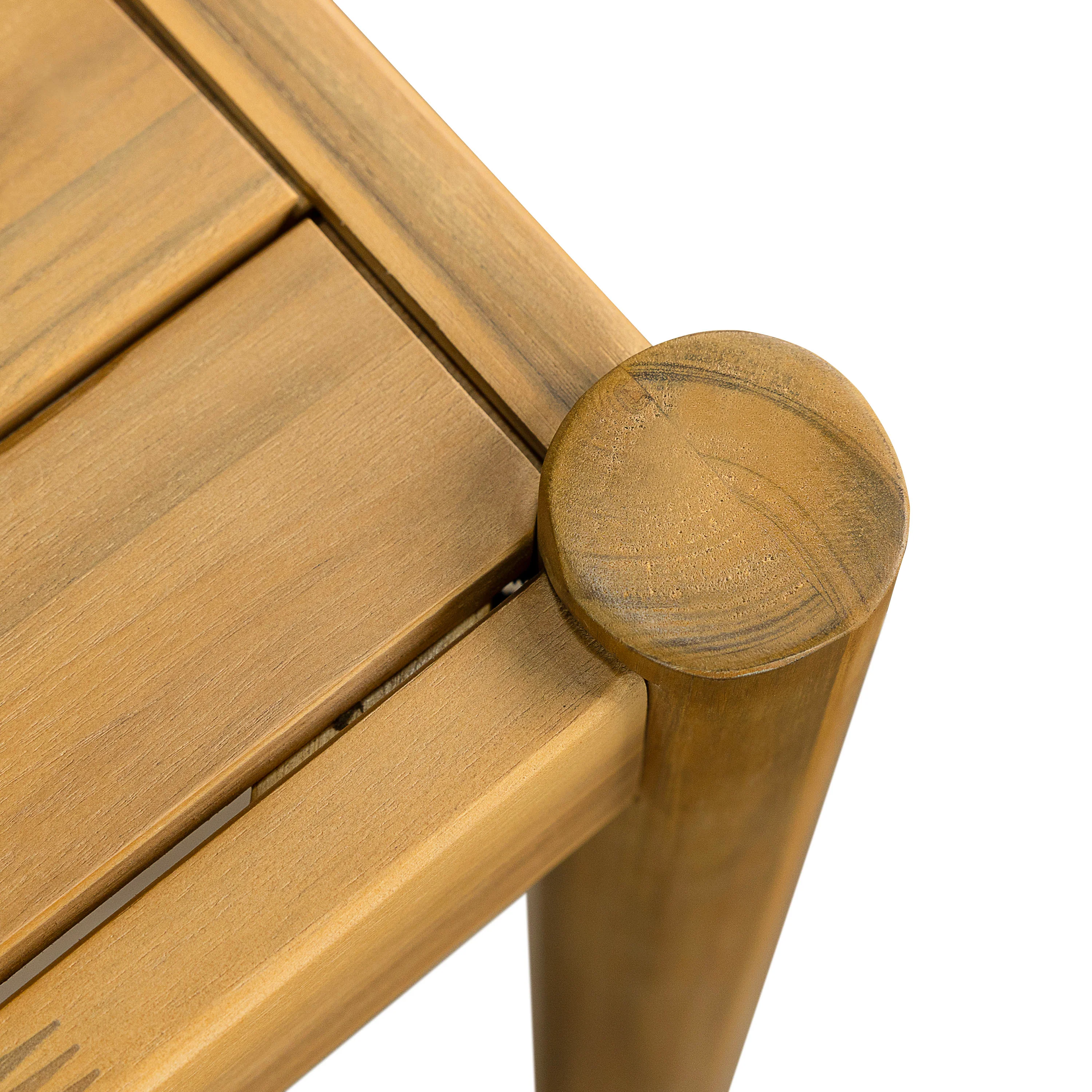 Orione Modern Acacia Wood Dining Table - furnishings
