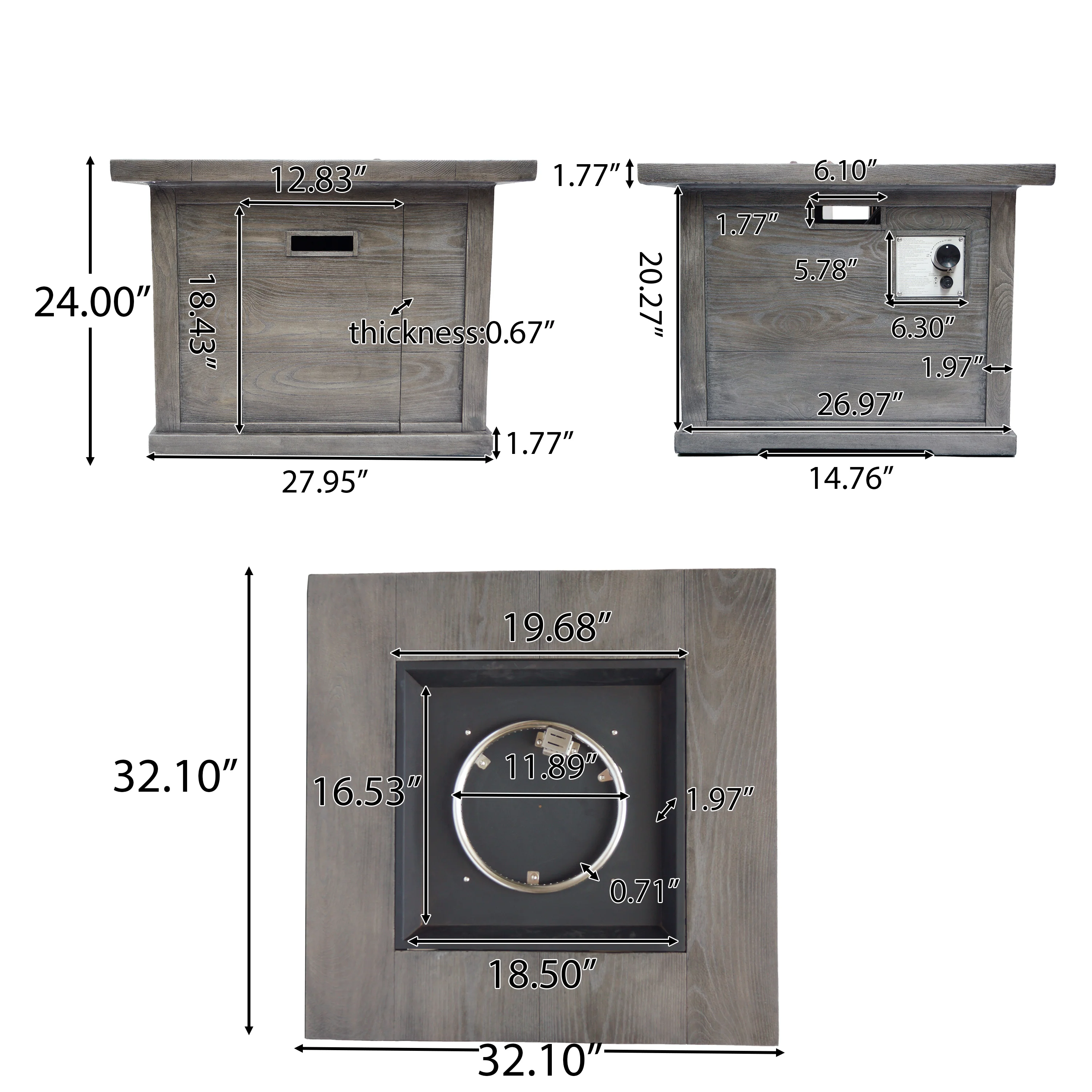 Celeste Patio Fire Pit Set - furnishings
