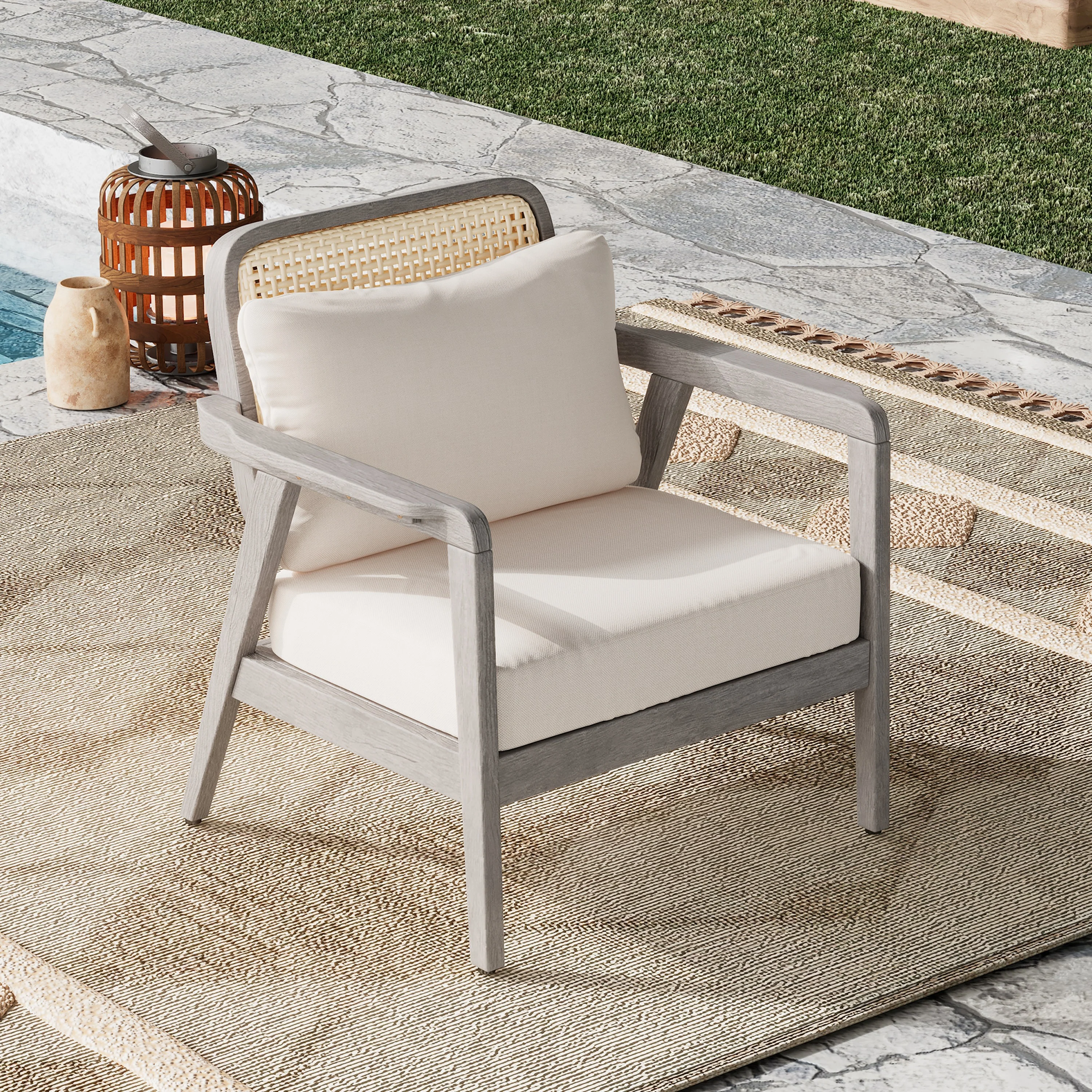 Jatas Outdoor Pation Club Chairs - furnishings