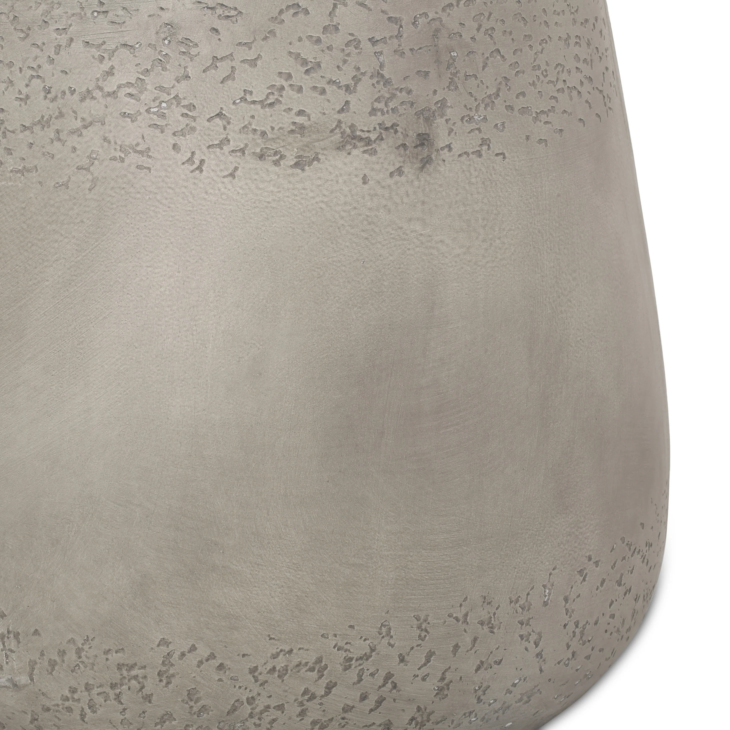 Emelie Outdoor Contemporary Lightweight Concrete Accent Side Table - furnishings
