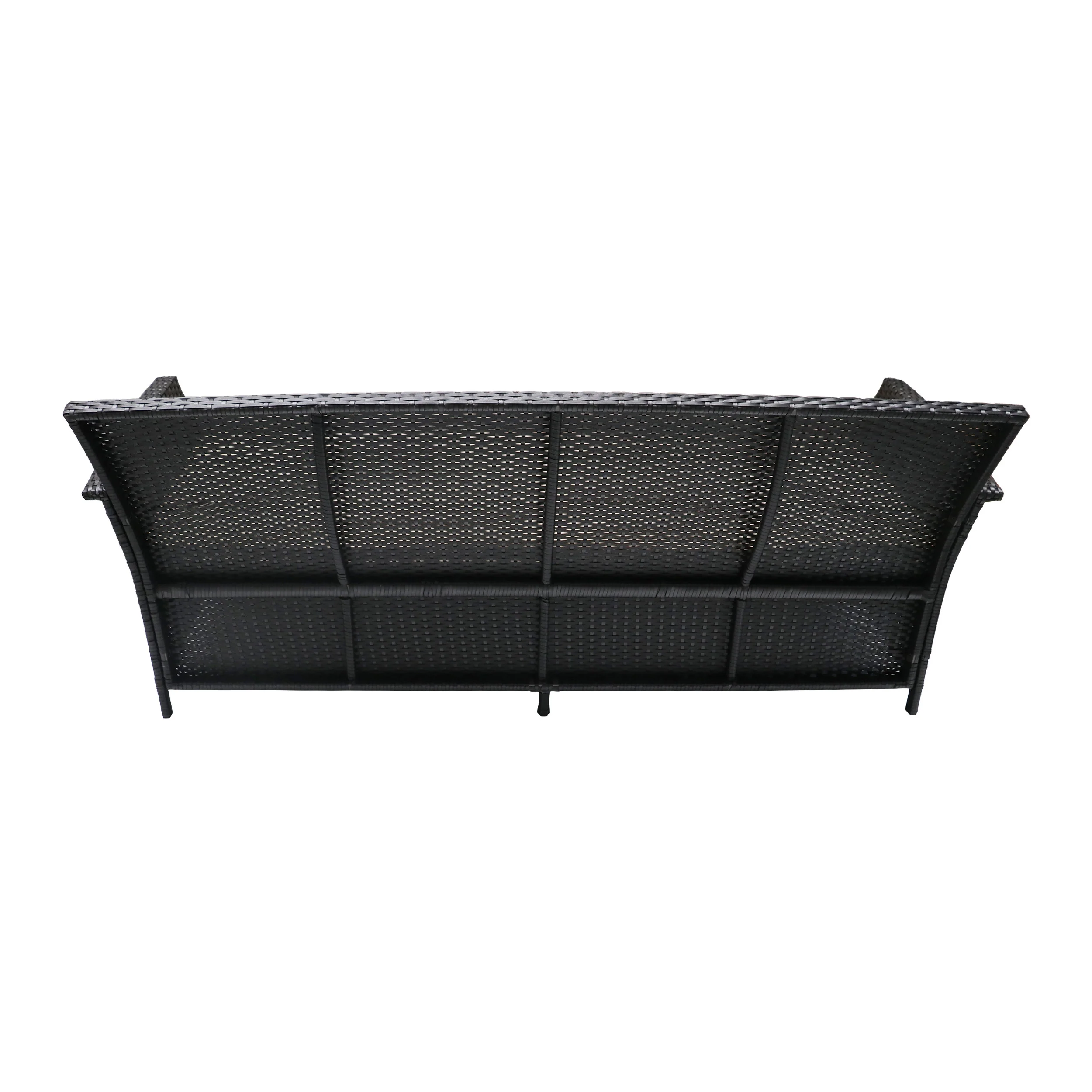 Auguste Outdoor Wicker 3 Seater Sofa - furnishings