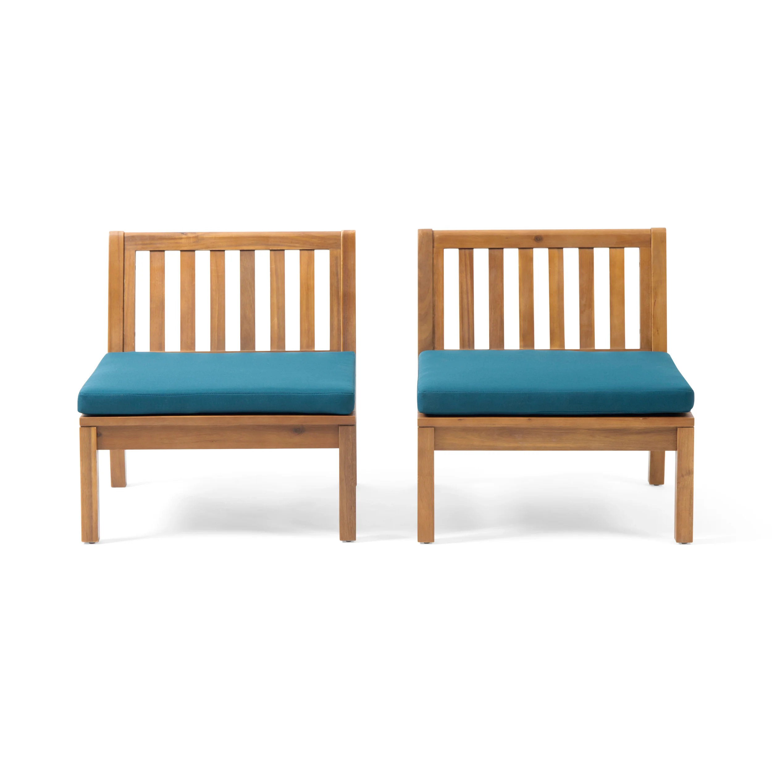 Arth Outdoor Acacia Wood Club Chair (Set of 2) - furnishings