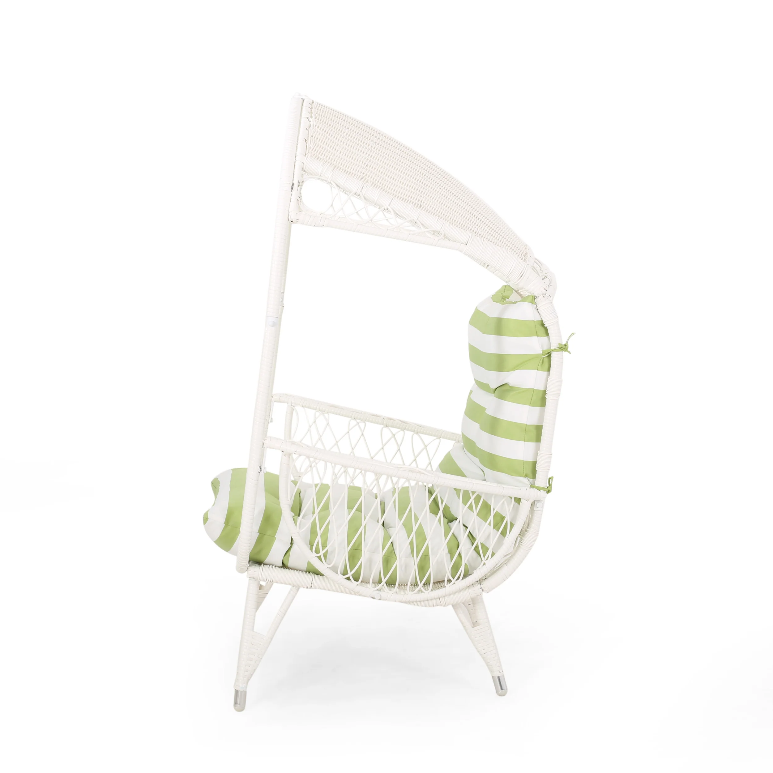 Primo Outdoor Wicker Freestanding Basket Chair - furnishings