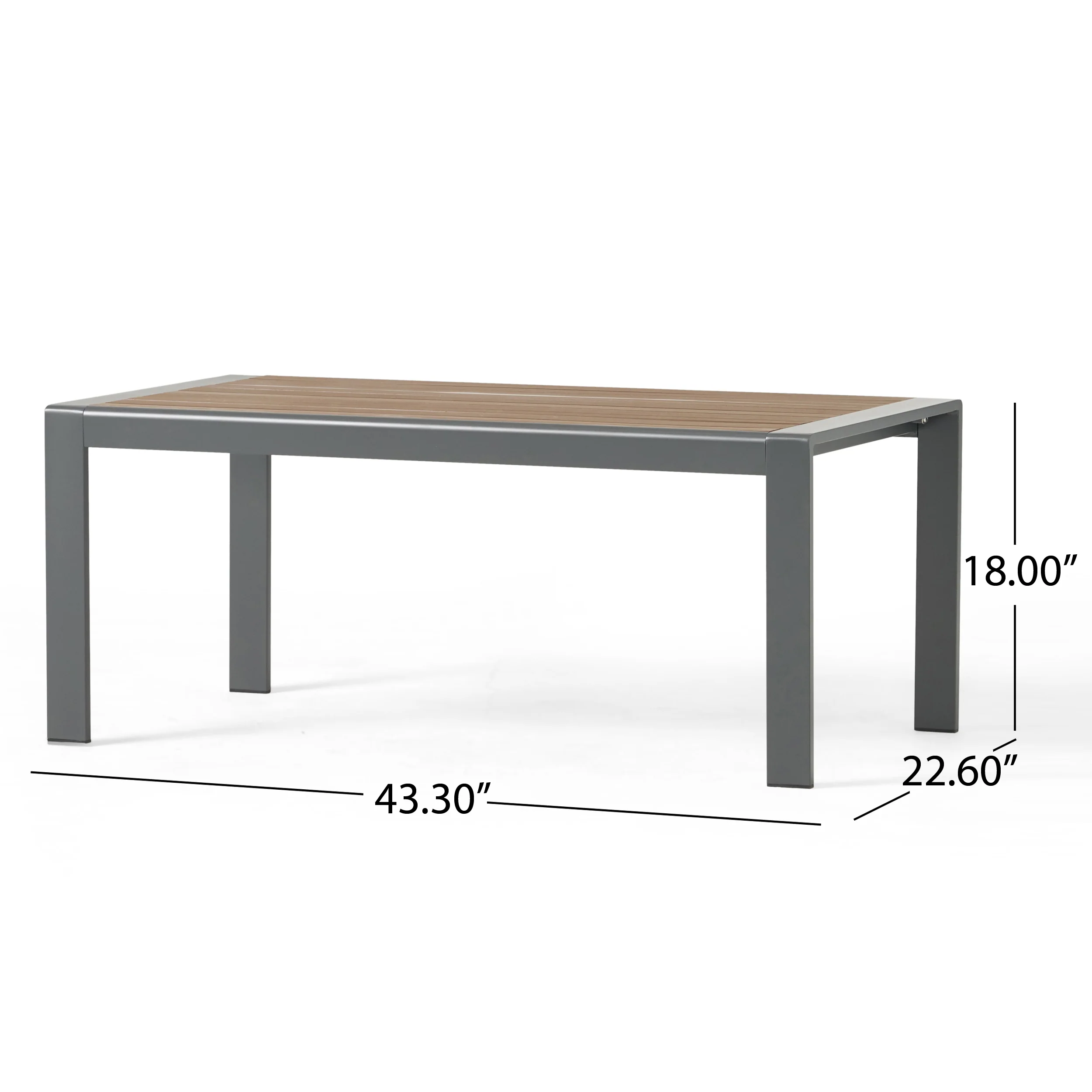 Trimble Outdoor Aluminum Coffee Table - furnishings