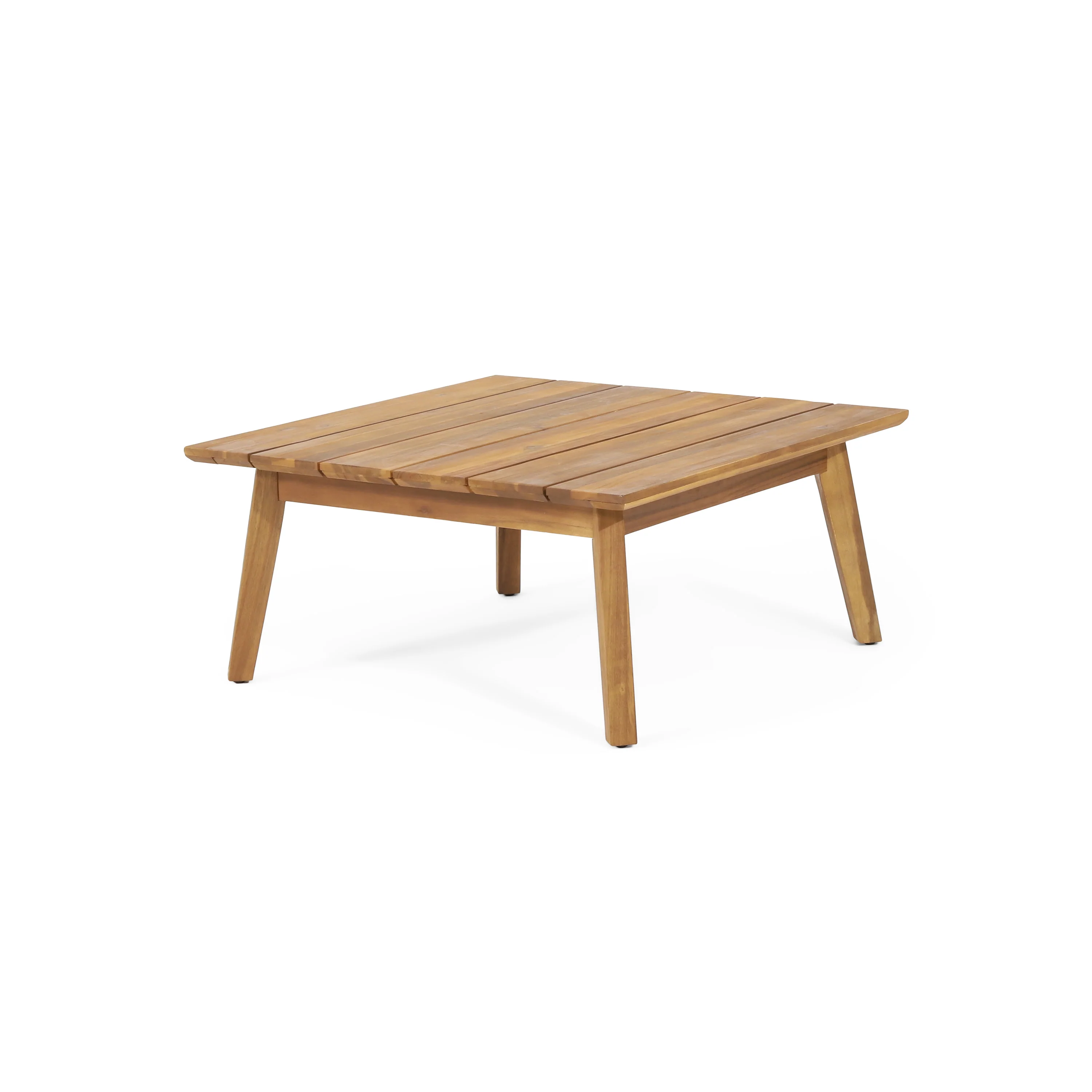 The Crowne Collection Outdoor Acacia Wood Coffee Table, Teak - furnishings