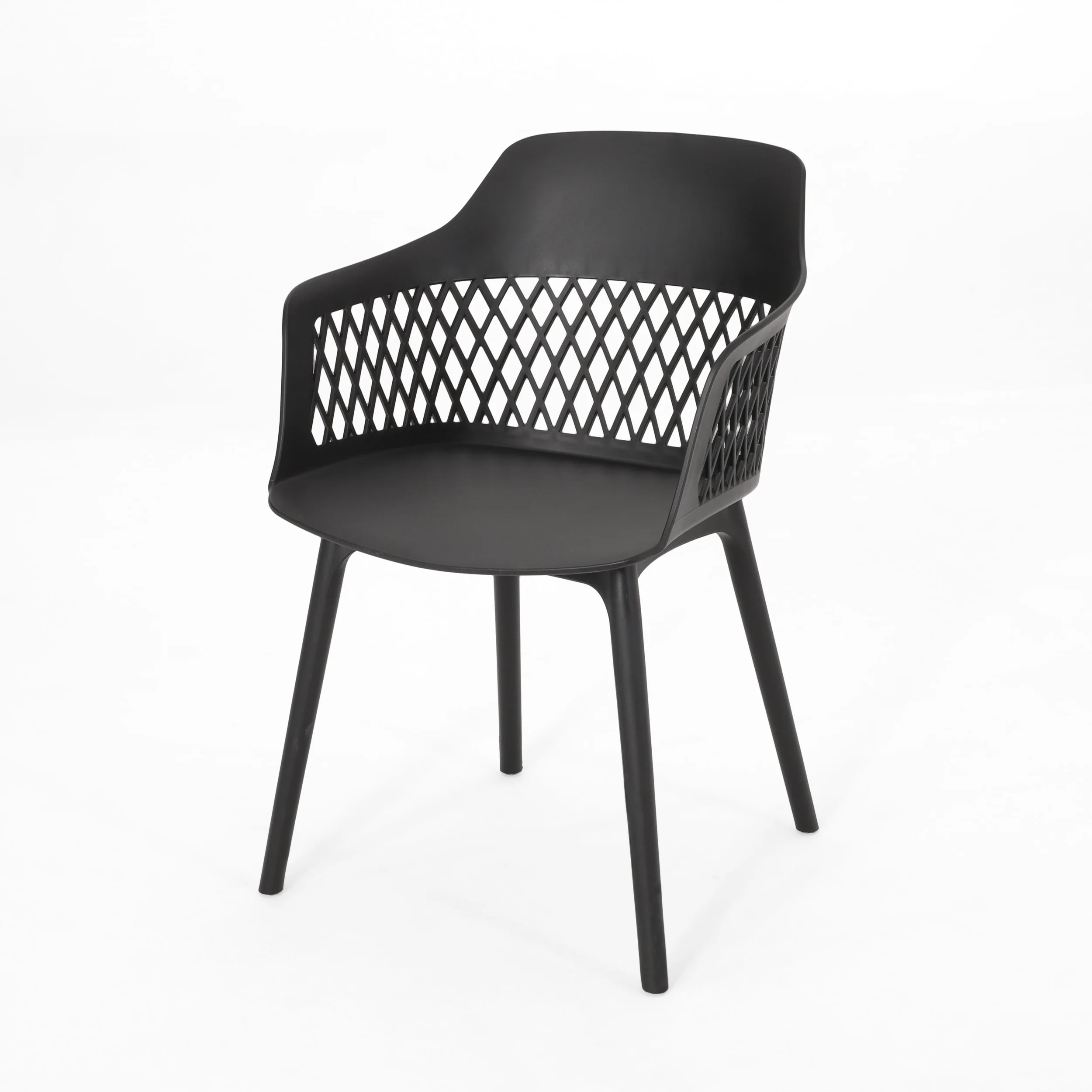 Airyanna Outdoor Modern Dining Chair (Set of 4) - furnishings