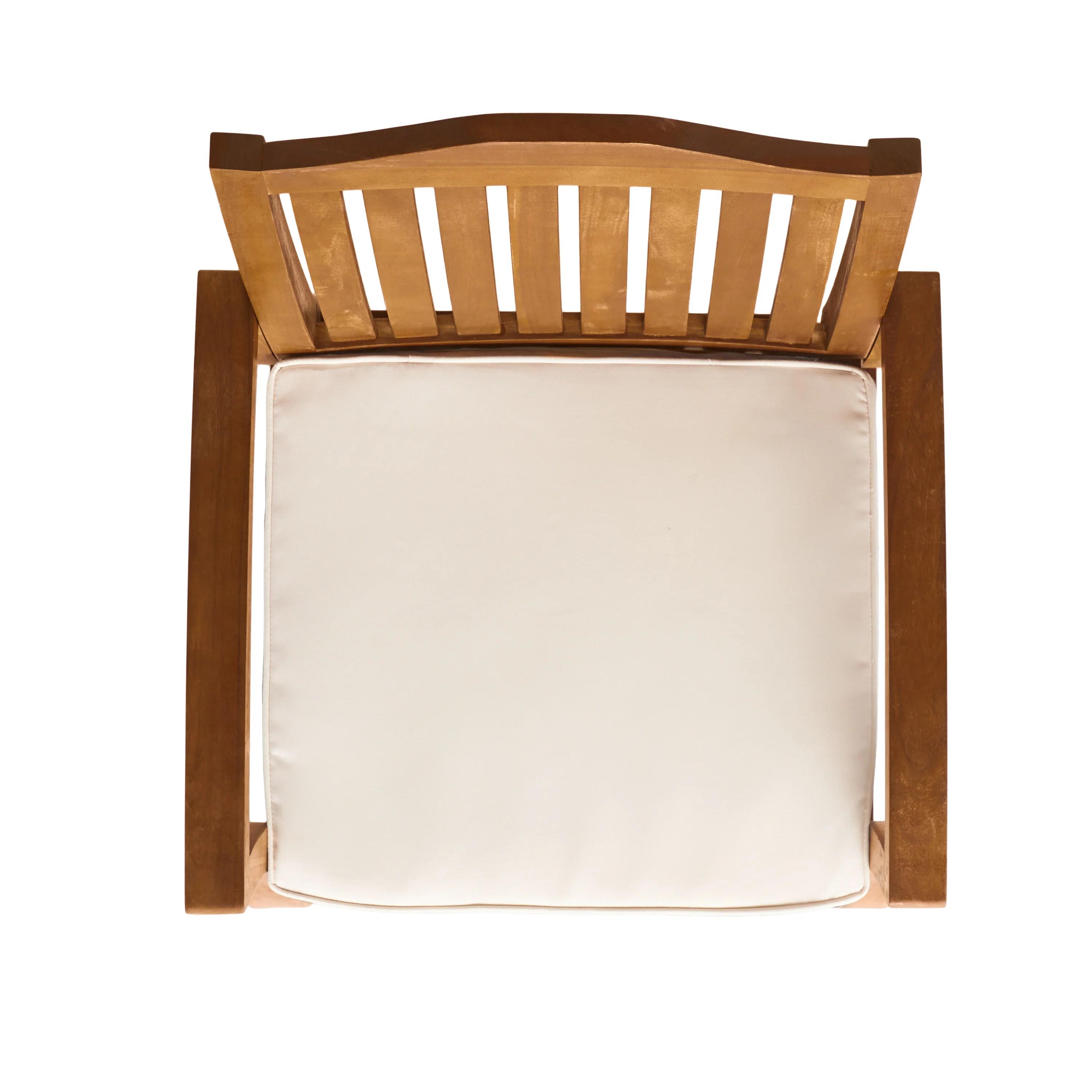 Tampa Teak Finish Acacia Wood Outdoors Dining Chairs (Set of 2) - furnishings