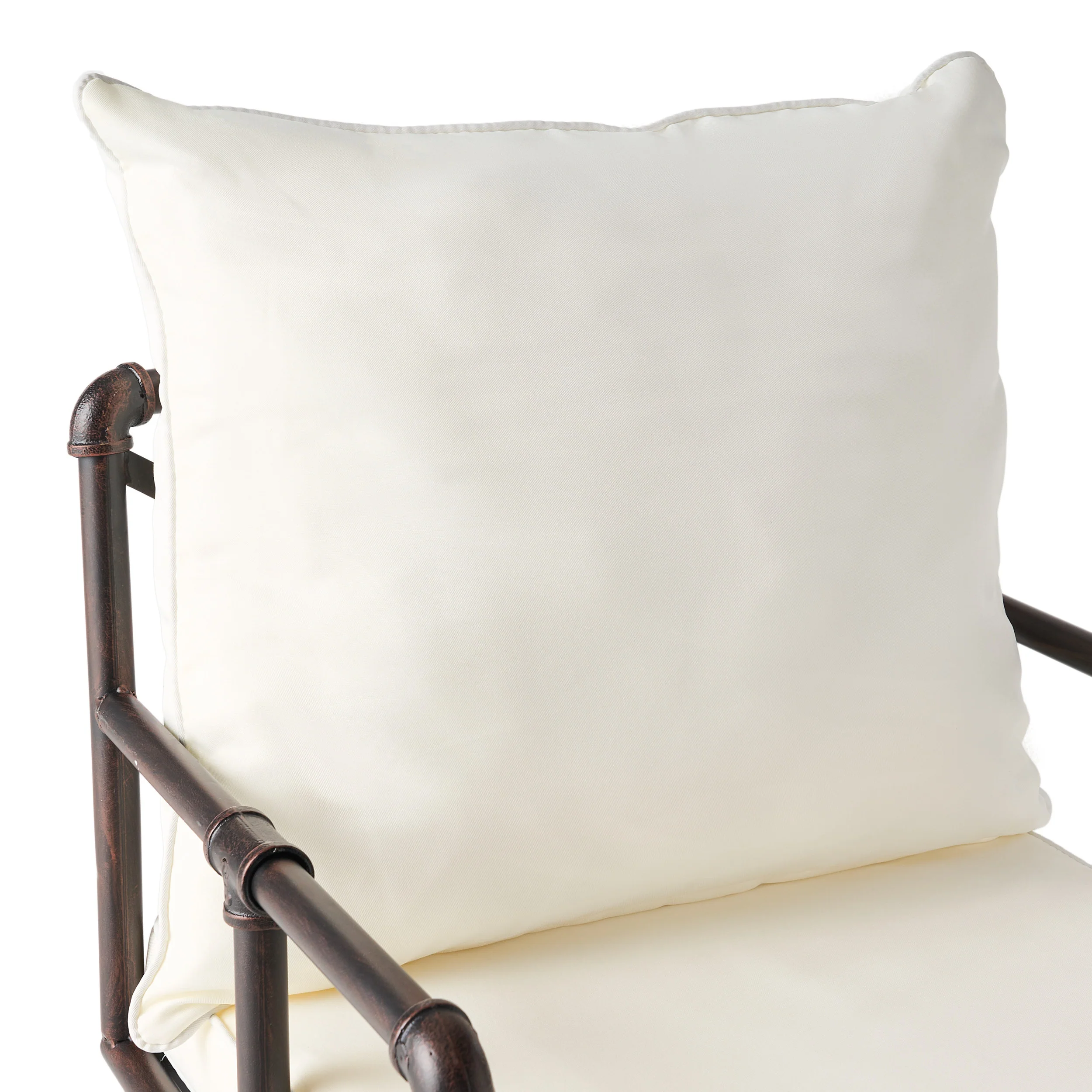 Varick Outdoor Adjustable Pipe Barstool with Cushions - furnishings