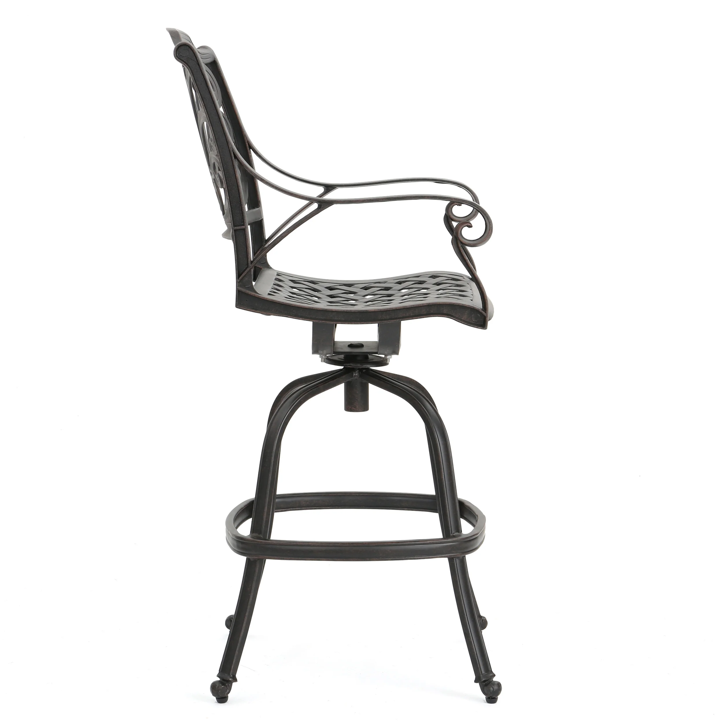 Fonzo Outdoor Aluminum Barstool - furnishings