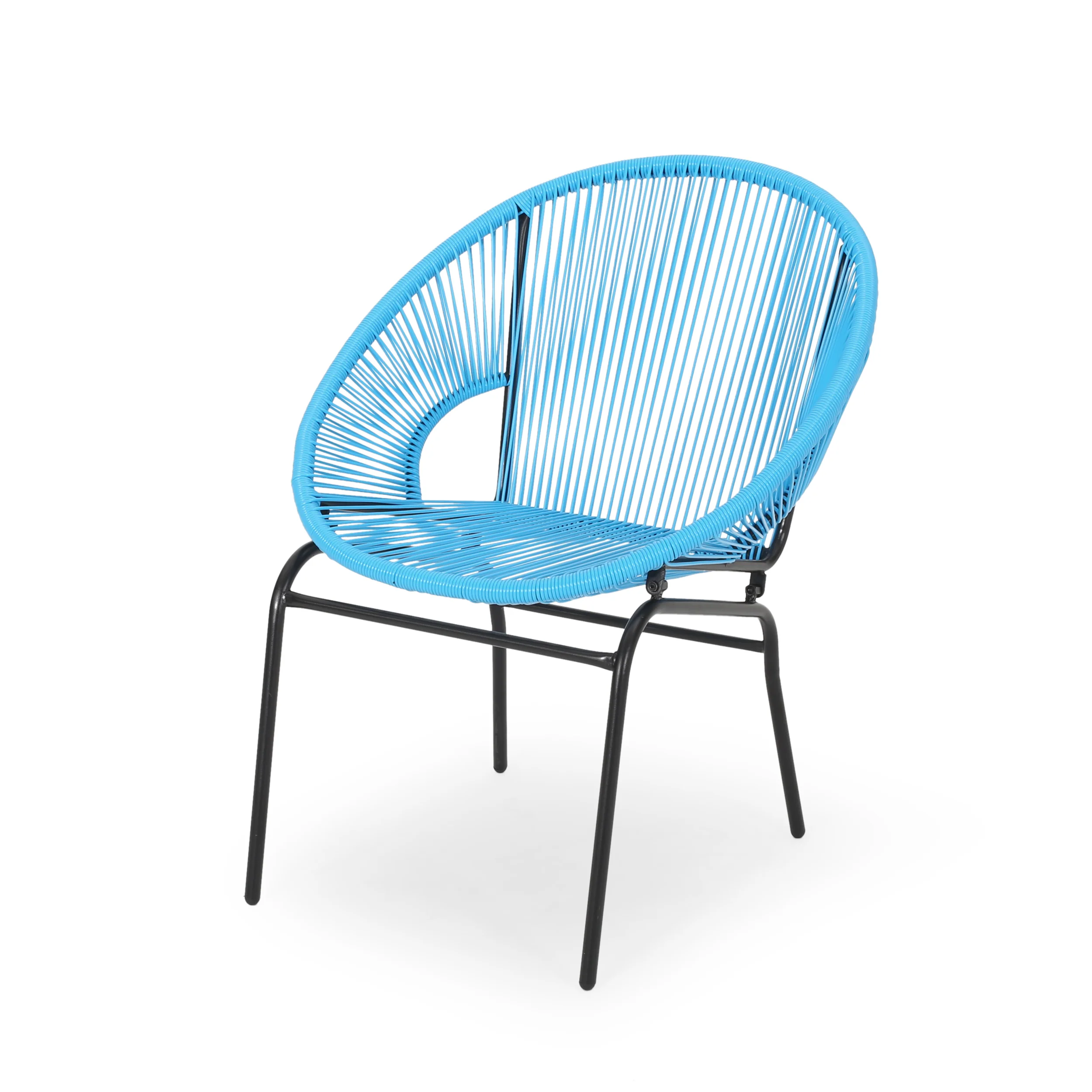 Chrissy Outdoor Modern 2 Seater Faux Rattan Chat Set - furnishings