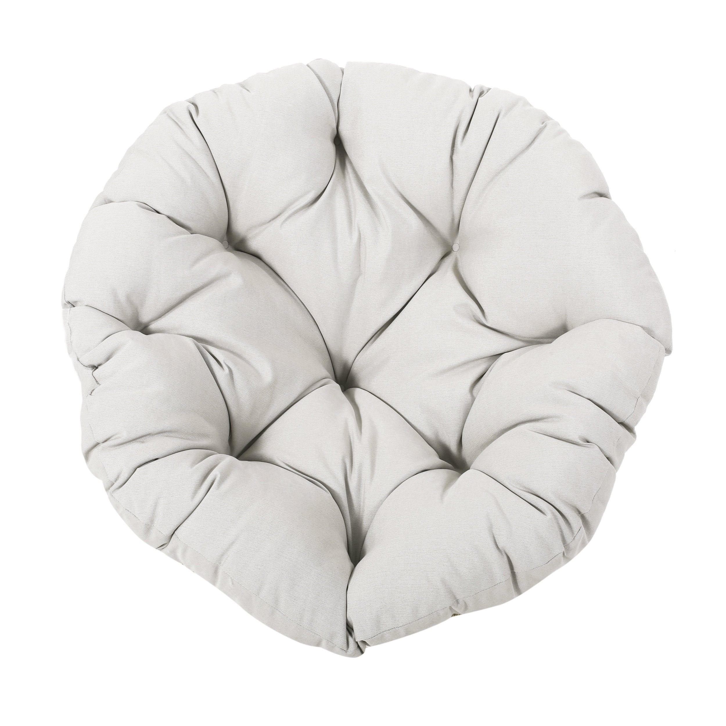 Andrus Outdoor Papasan Swivel Chair with Cushion - furnishings
