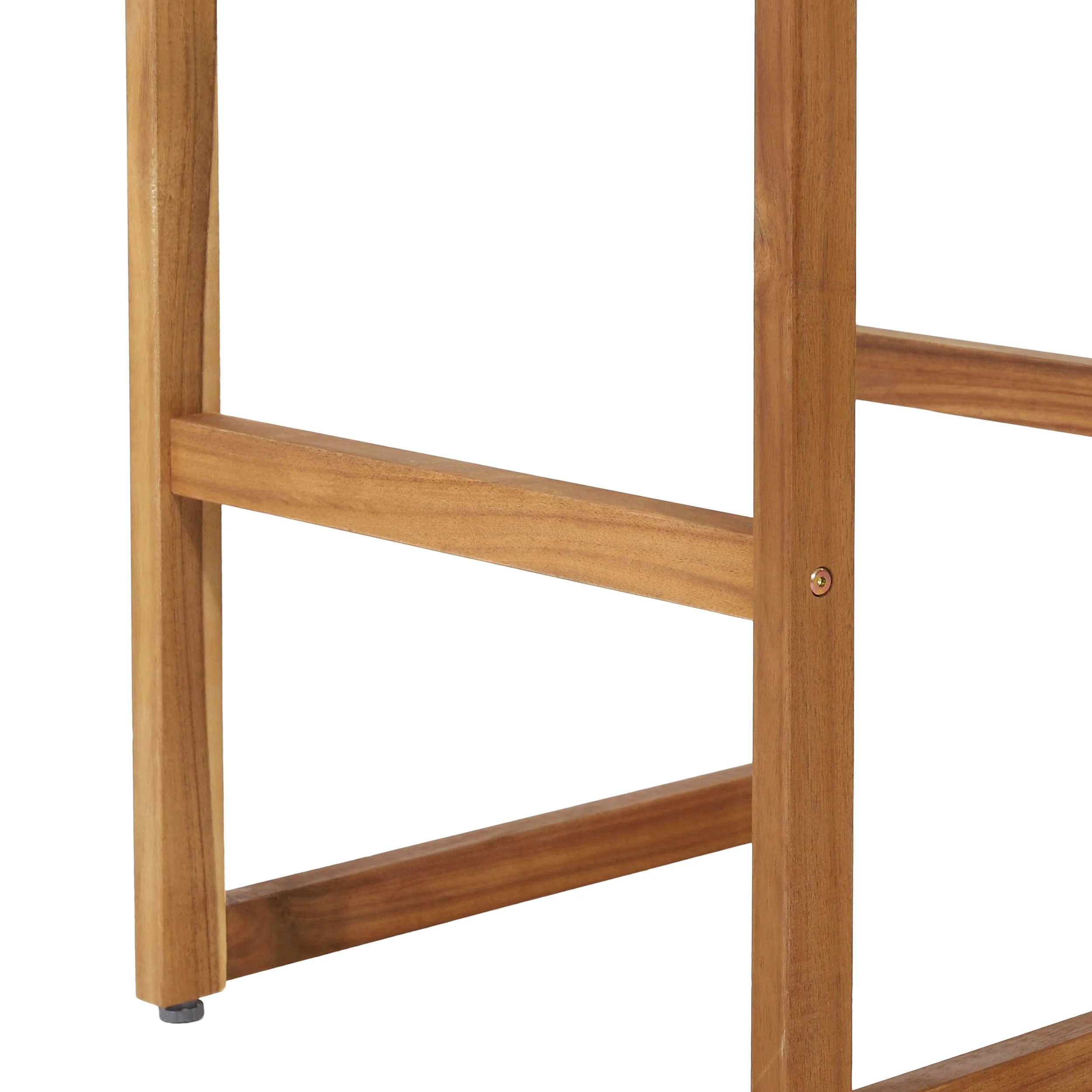 Resaca Outdoor Wicker Barstools, Set of 2, Light Multi-Brown and Teak - furnishings