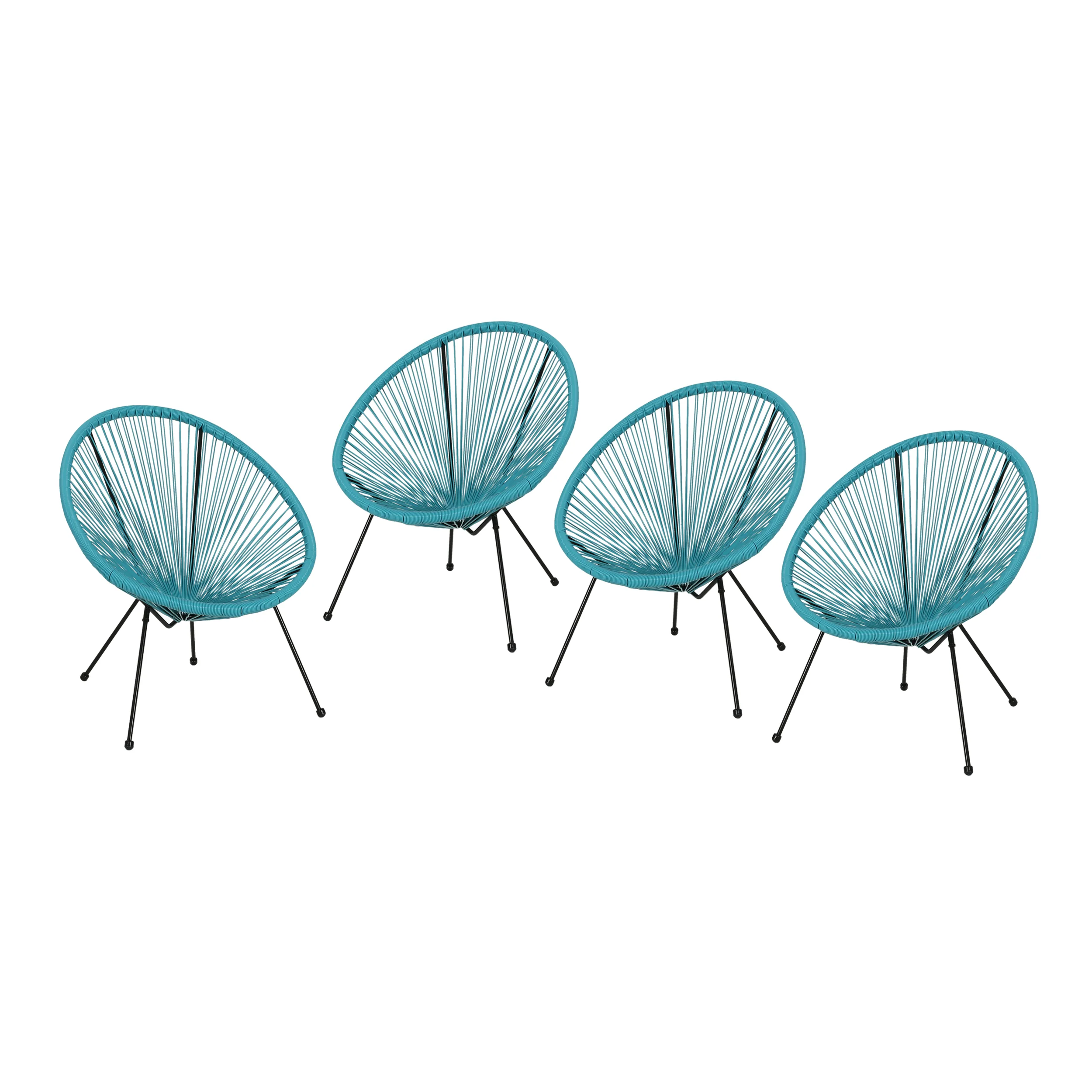 Major Outdoor Mexican String Weave Chair (Set of 4) - furnishings
