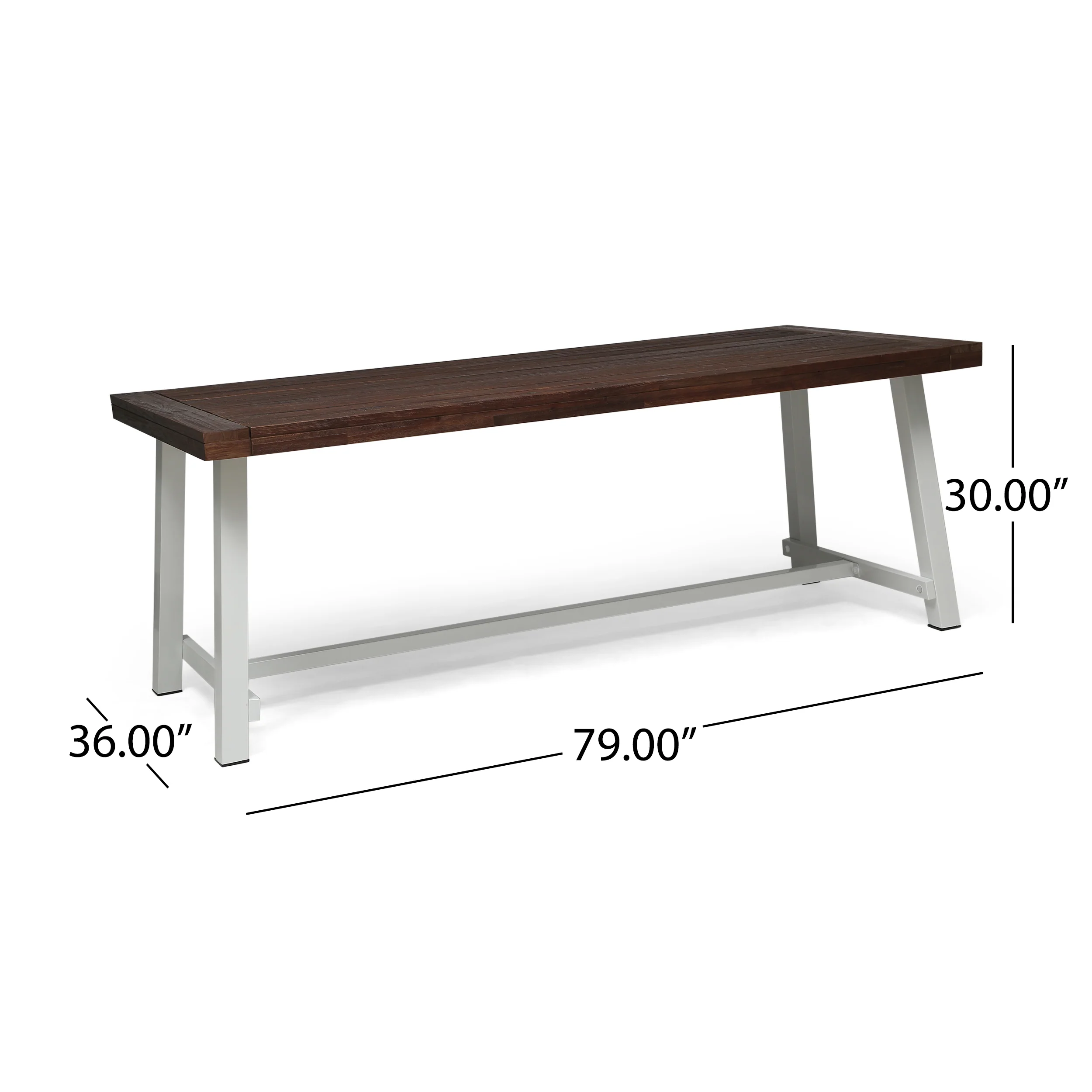 Bowman Outdoor Eight Seater Dining Table - furnishings