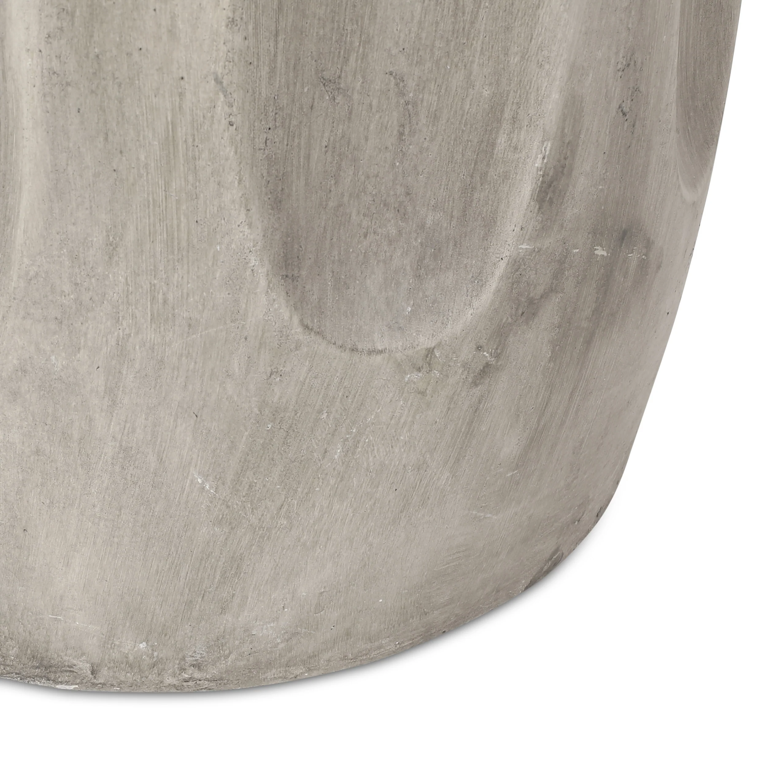 Riggs Outdoor Contemporary Lightweight Concrete Accent Side Table - furnishings