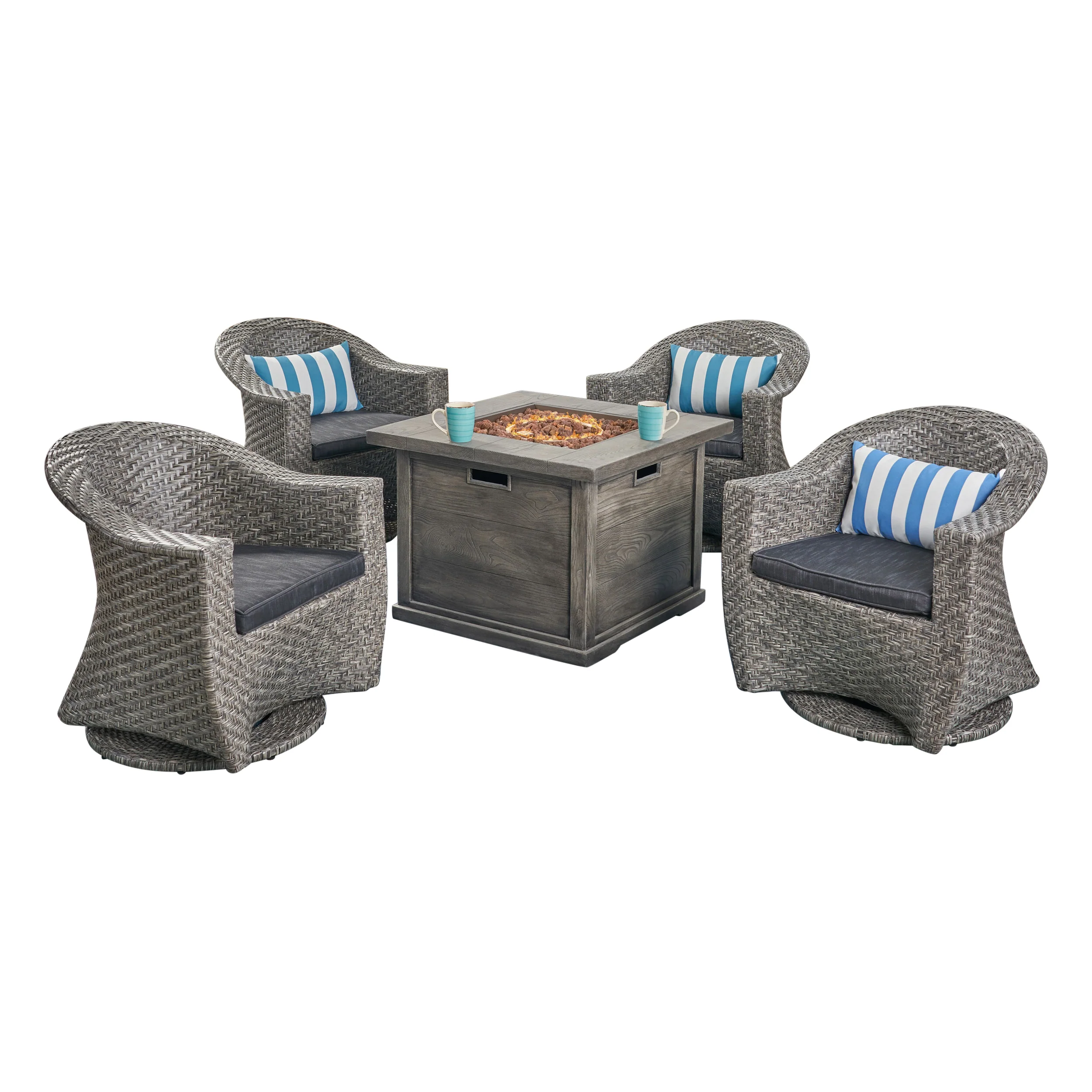 Celeste Patio Fire Pit Set - furnishings