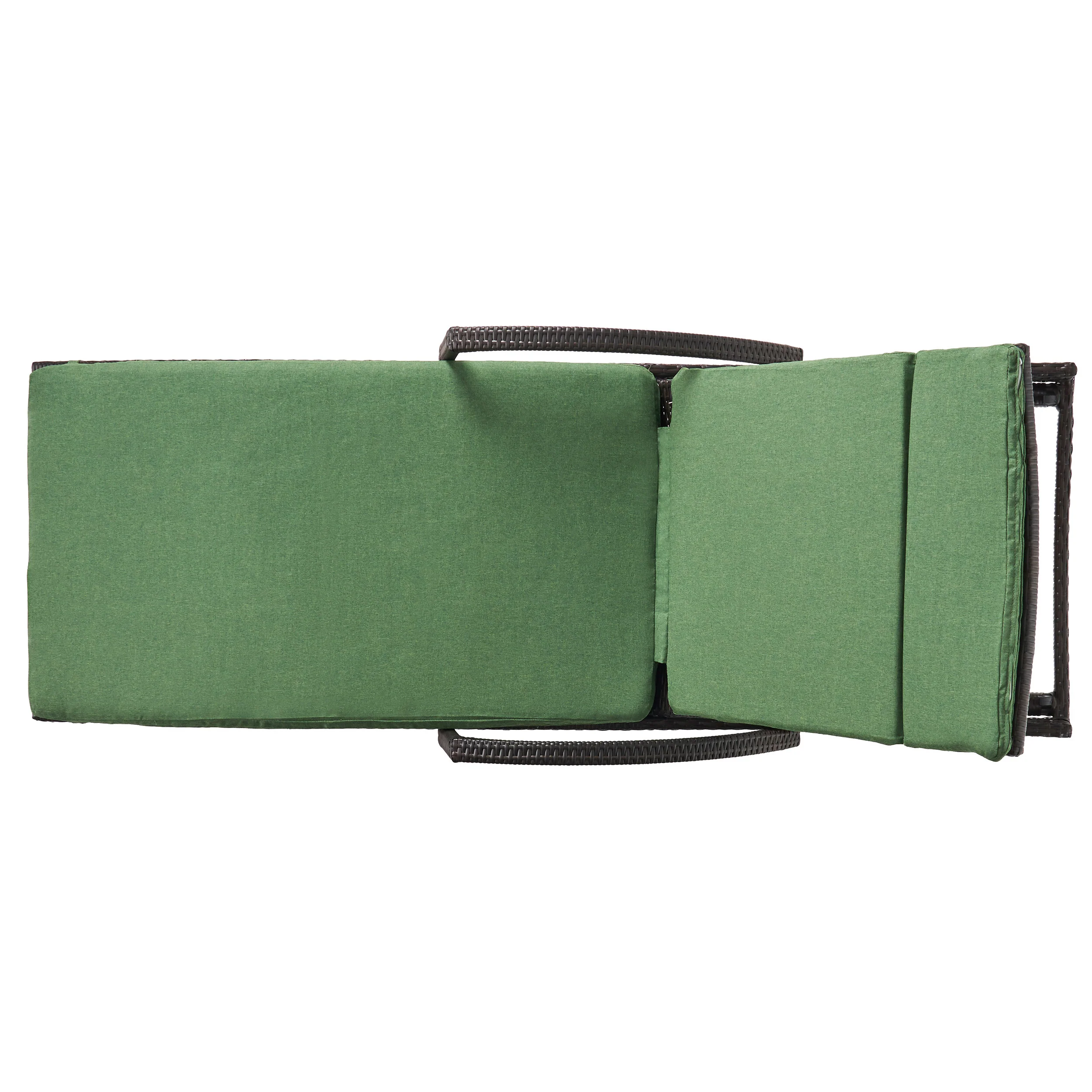 Lakeport Outdoor Adjustable Armed Chaise Lounge Chair w/ Cushion - furnishings