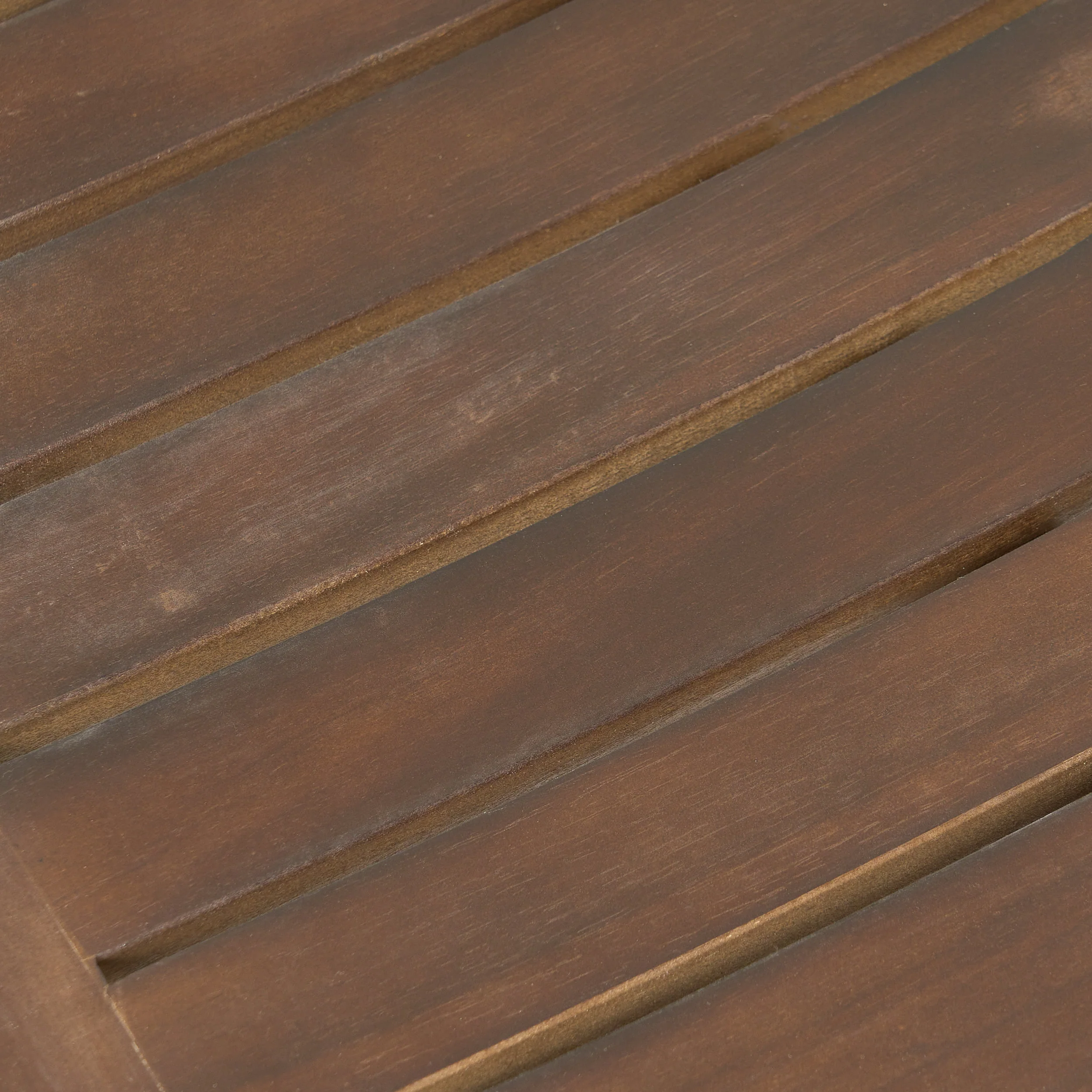Doric Outdoor Mahogany Brown Finish Acacia Wood Counter Stools - furnishings