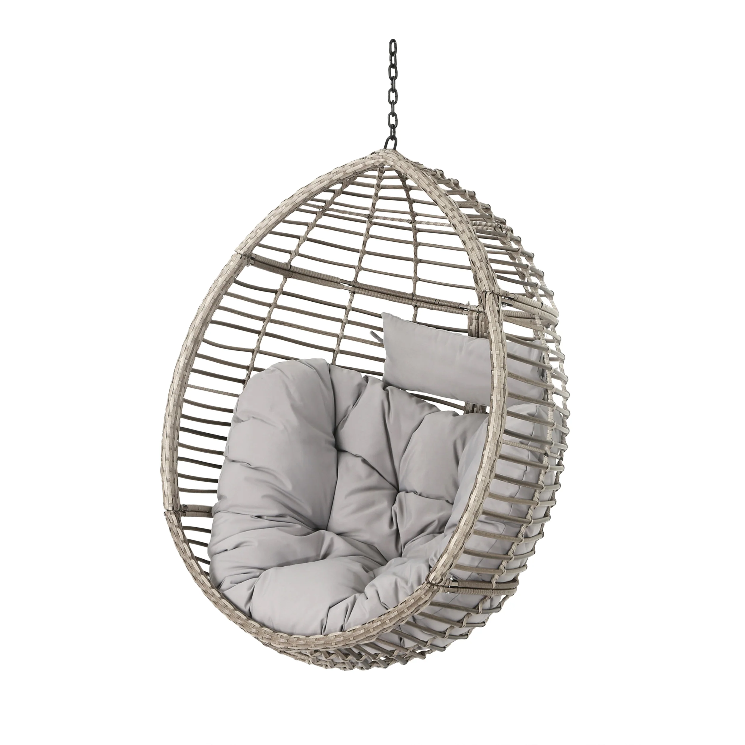 Leasa Indoor/Outdoor Hanging Teardrop / Egg Chair (Stand Not Included) - furnishings