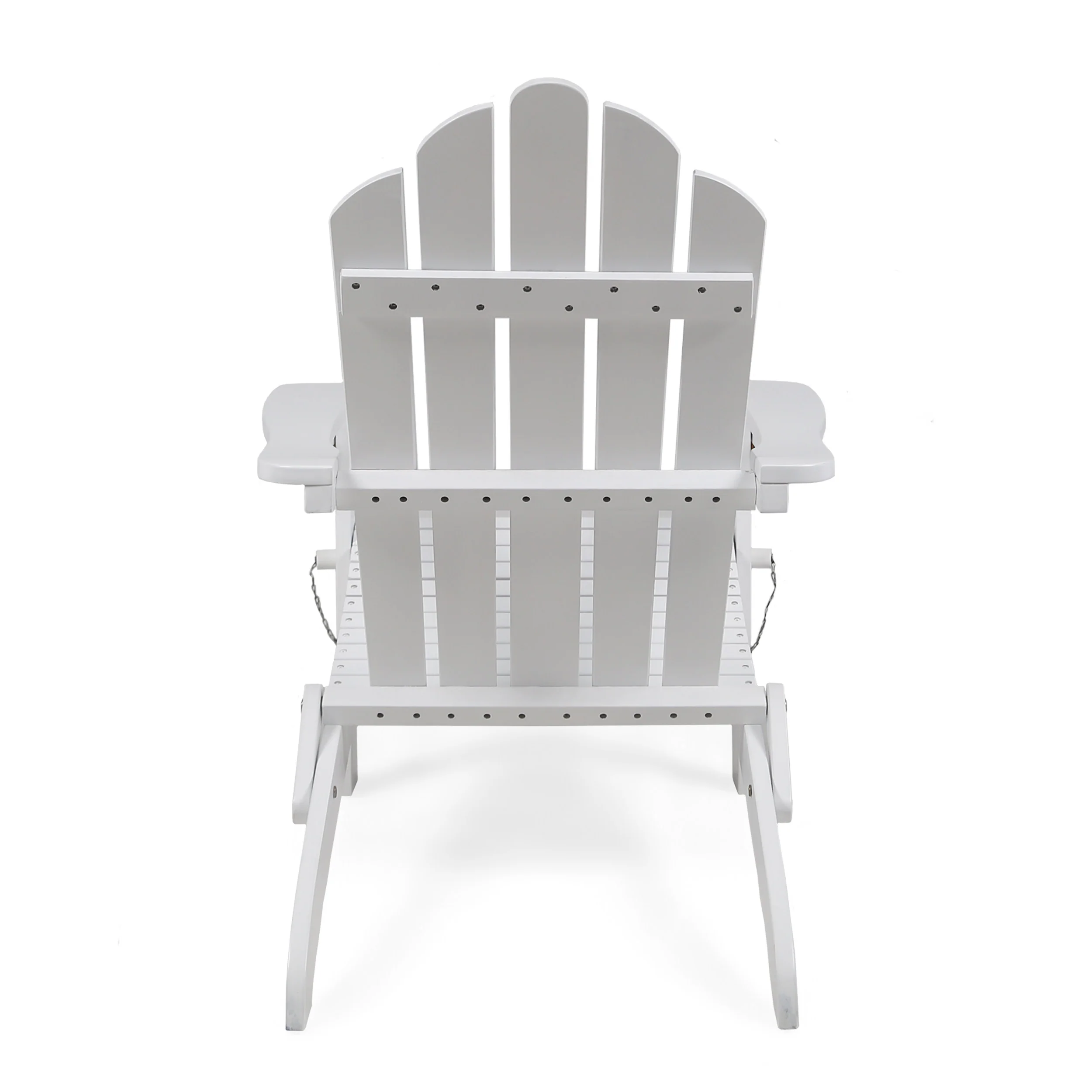 Cara Outdoor Acacia Wood Folding Adirondack Chair - furnishings