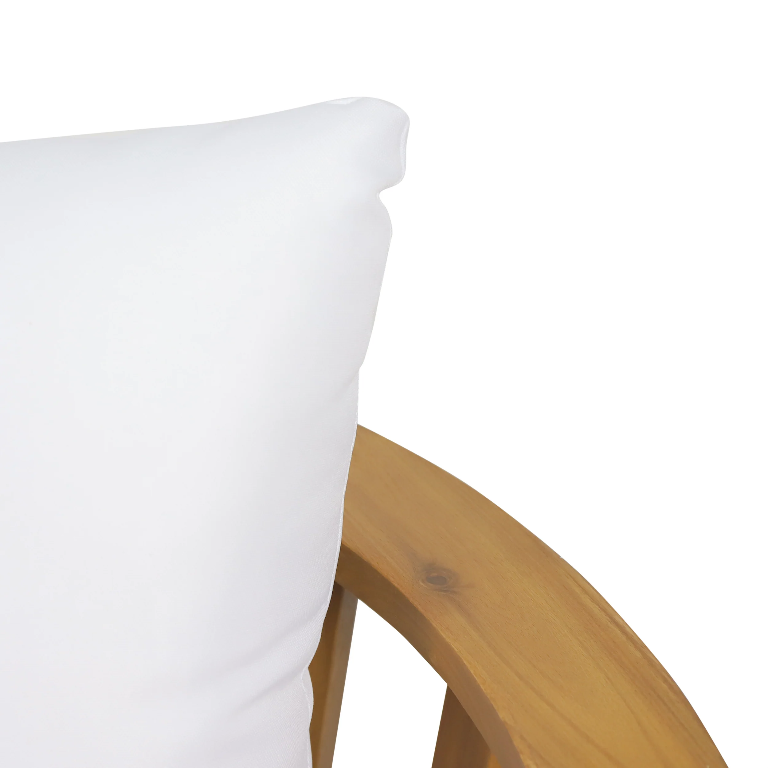 Laiah Outdoor Wooden Loveseat and Coffee Table Set - furnishings