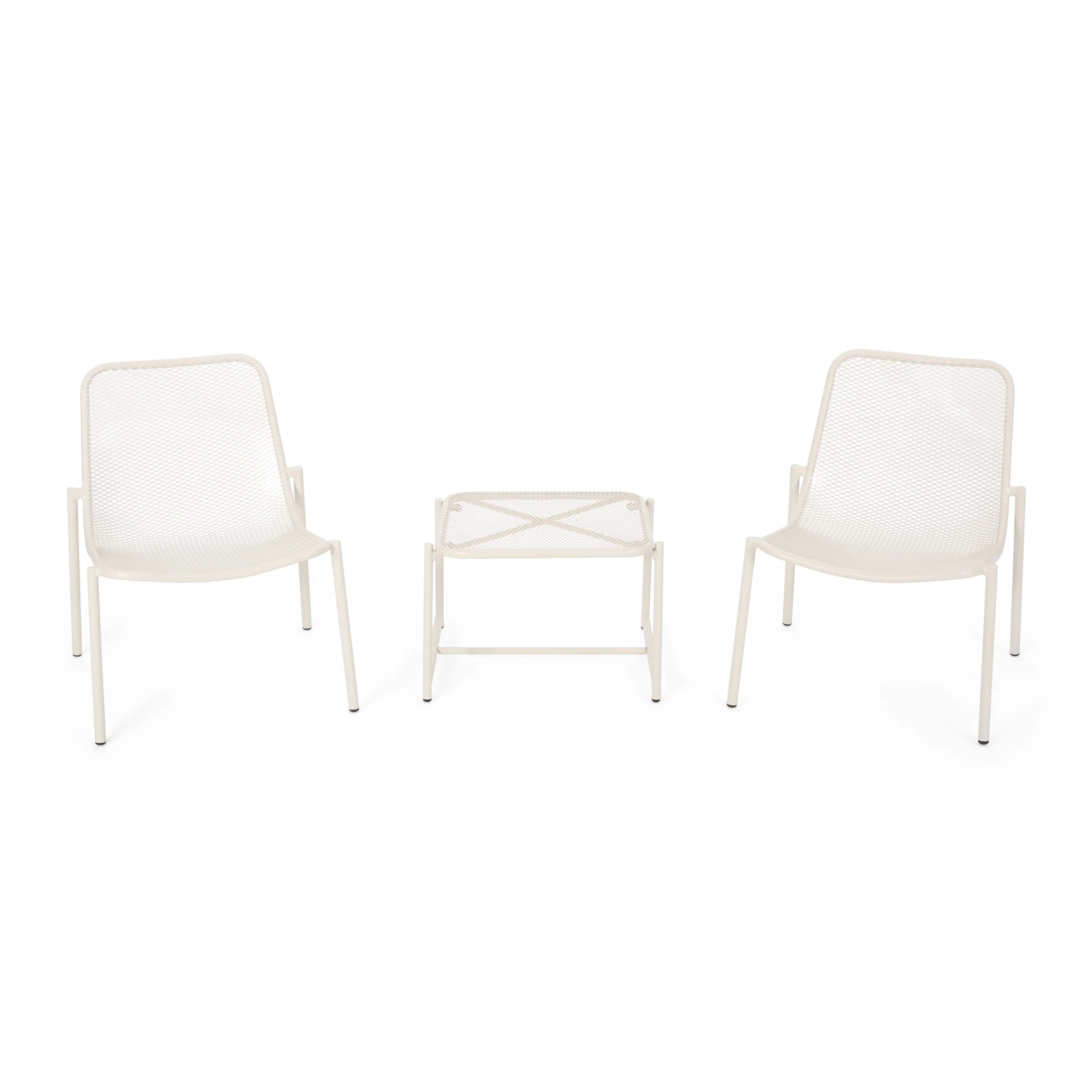 Brenner Outdoor Modern 2 Seater Chat Set - furnishings